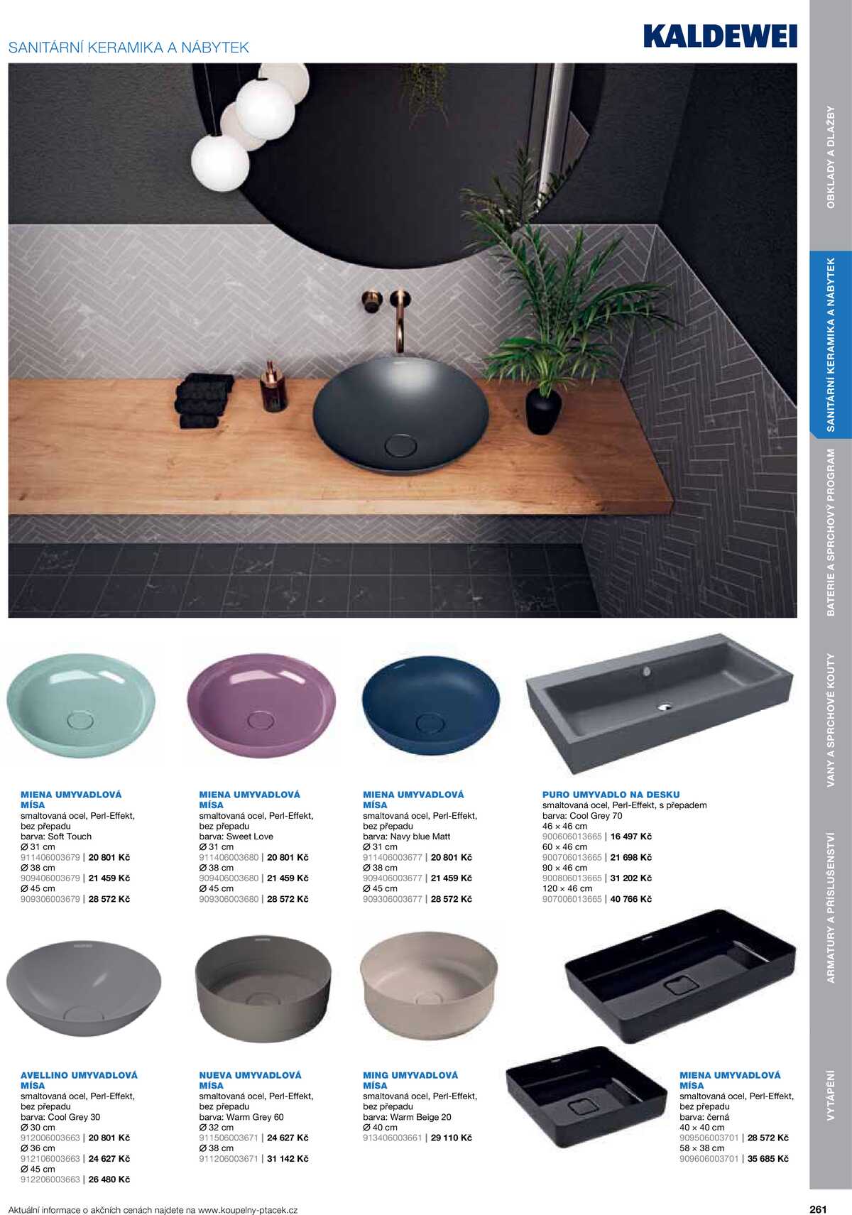 Koupelny Ptáček katalog koupelny strana 261