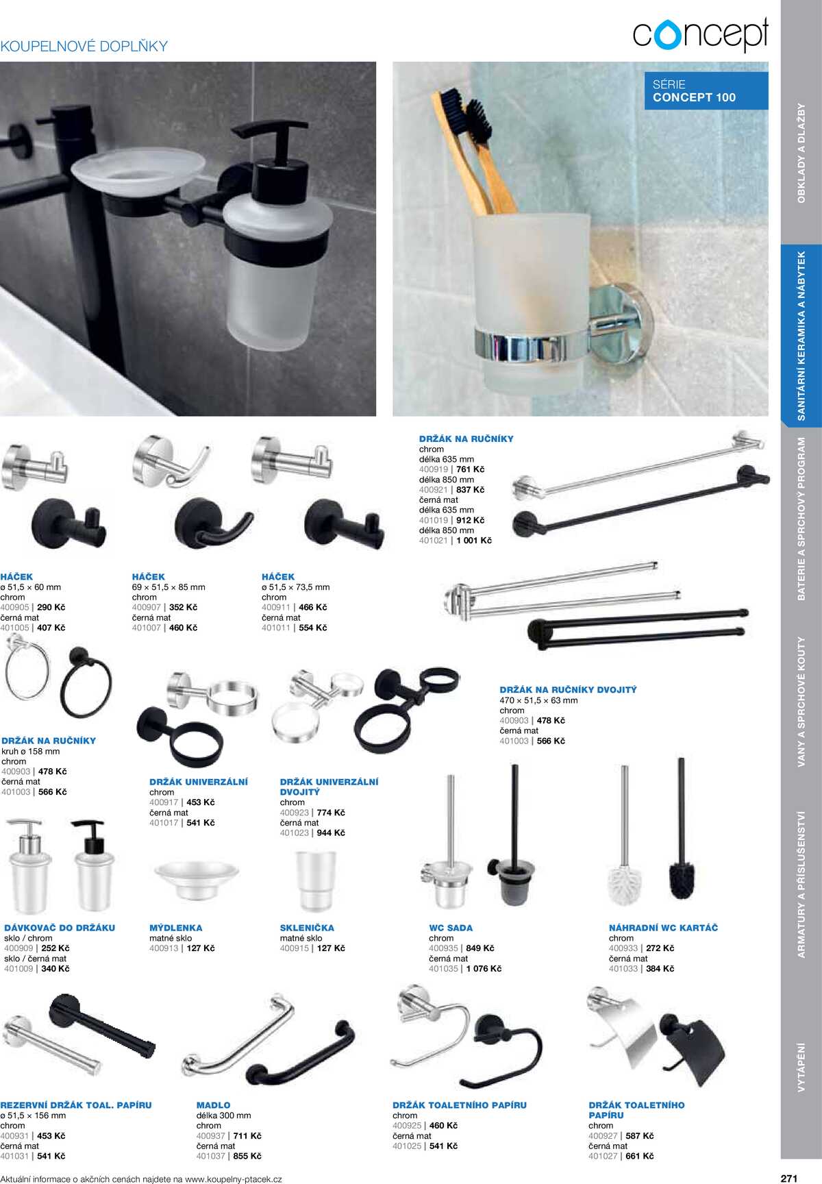 Koupelny Ptáček katalog koupelny strana 271