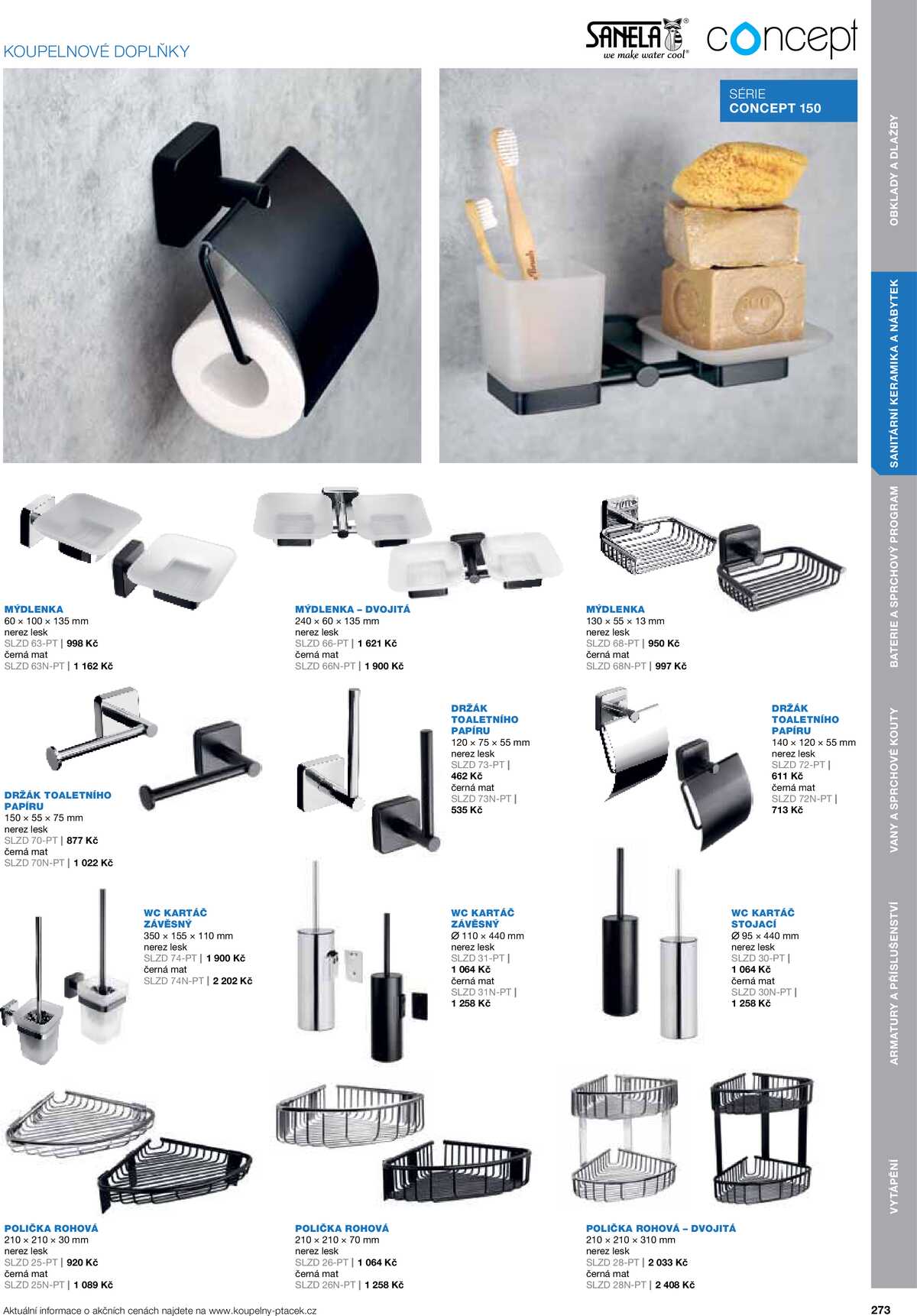 Koupelny Ptáček katalog koupelny strana 273