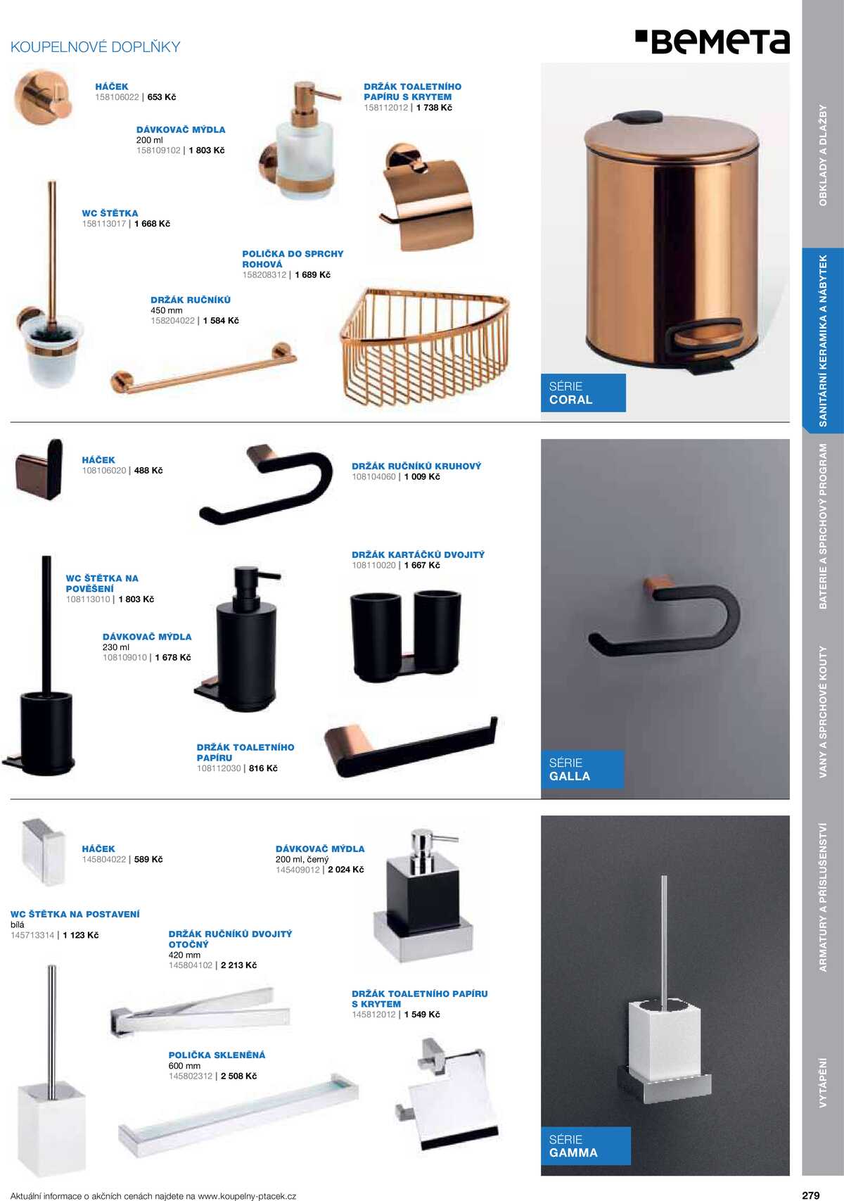 Koupelny Ptáček katalog koupelny strana 279