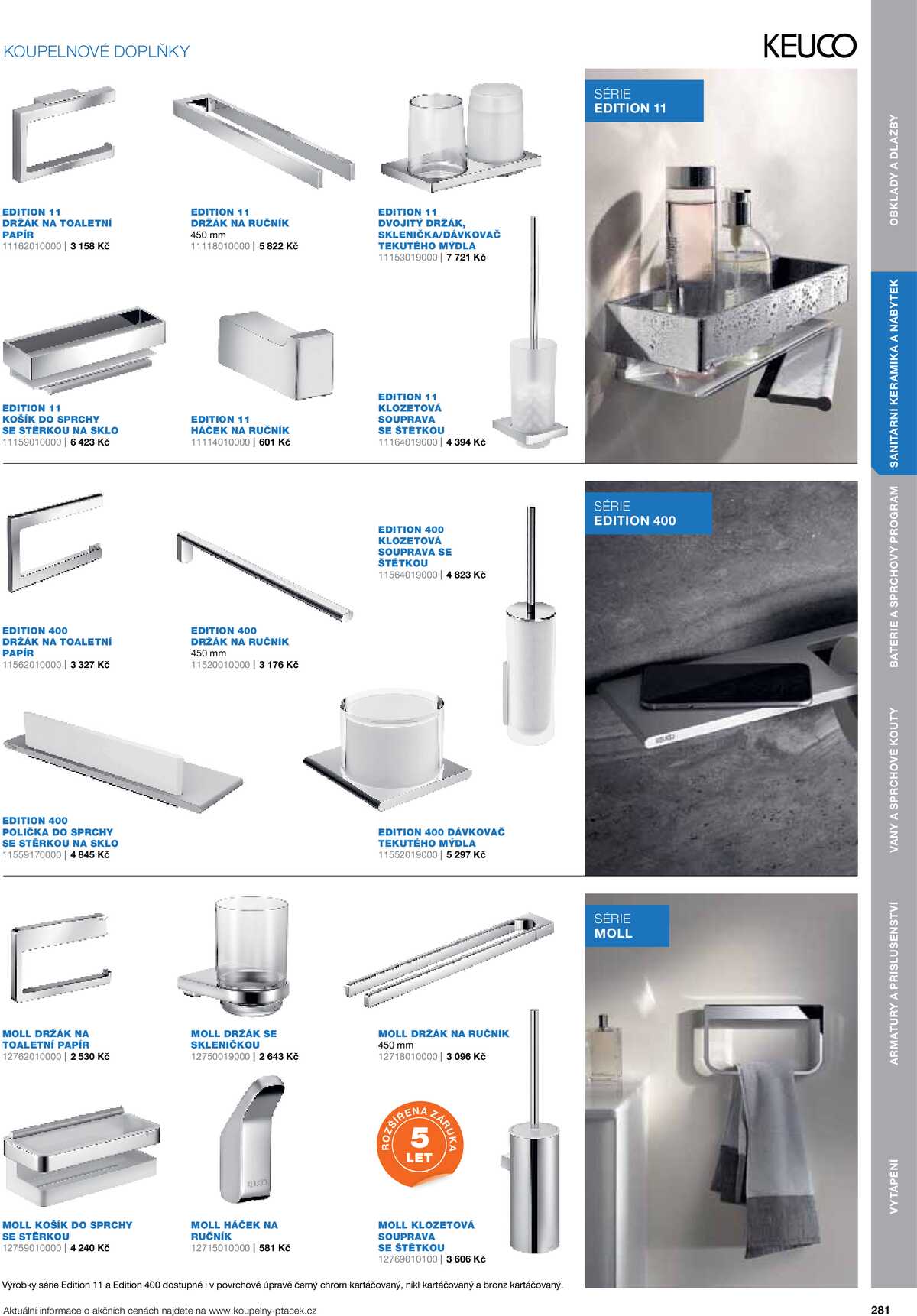 Koupelny Ptáček katalog koupelny strana 281