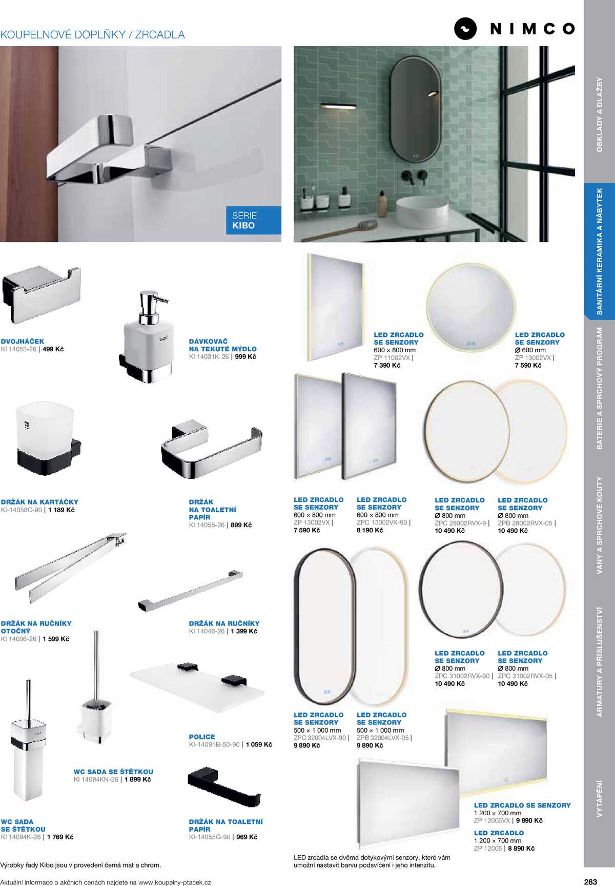 Koupelny Ptáček katalog koupelny strana 283