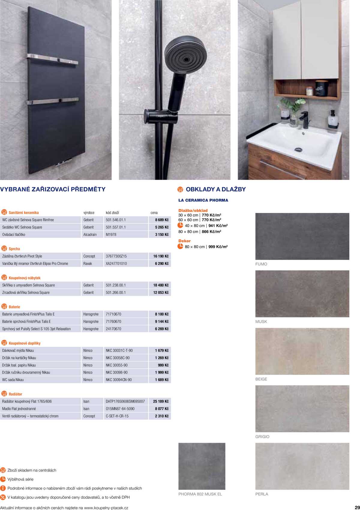 Koupelny Ptáček katalog koupelny strana 29
