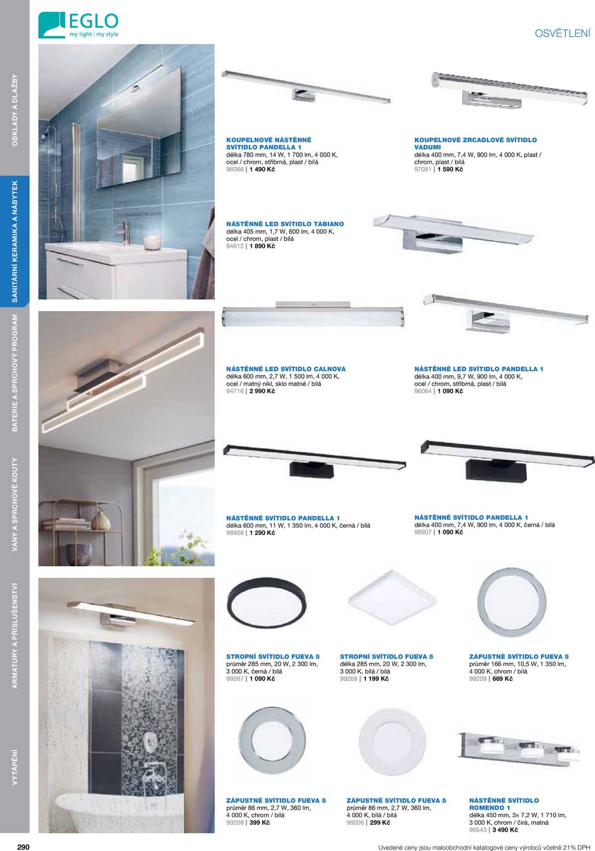 Koupelny Ptáček katalog koupelny strana 290