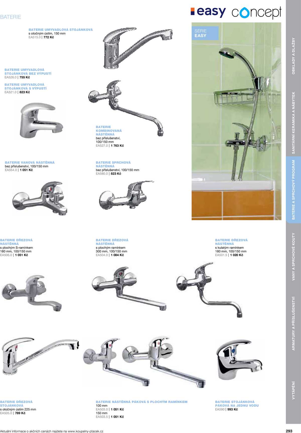 Koupelny Ptáček katalog koupelny strana 293