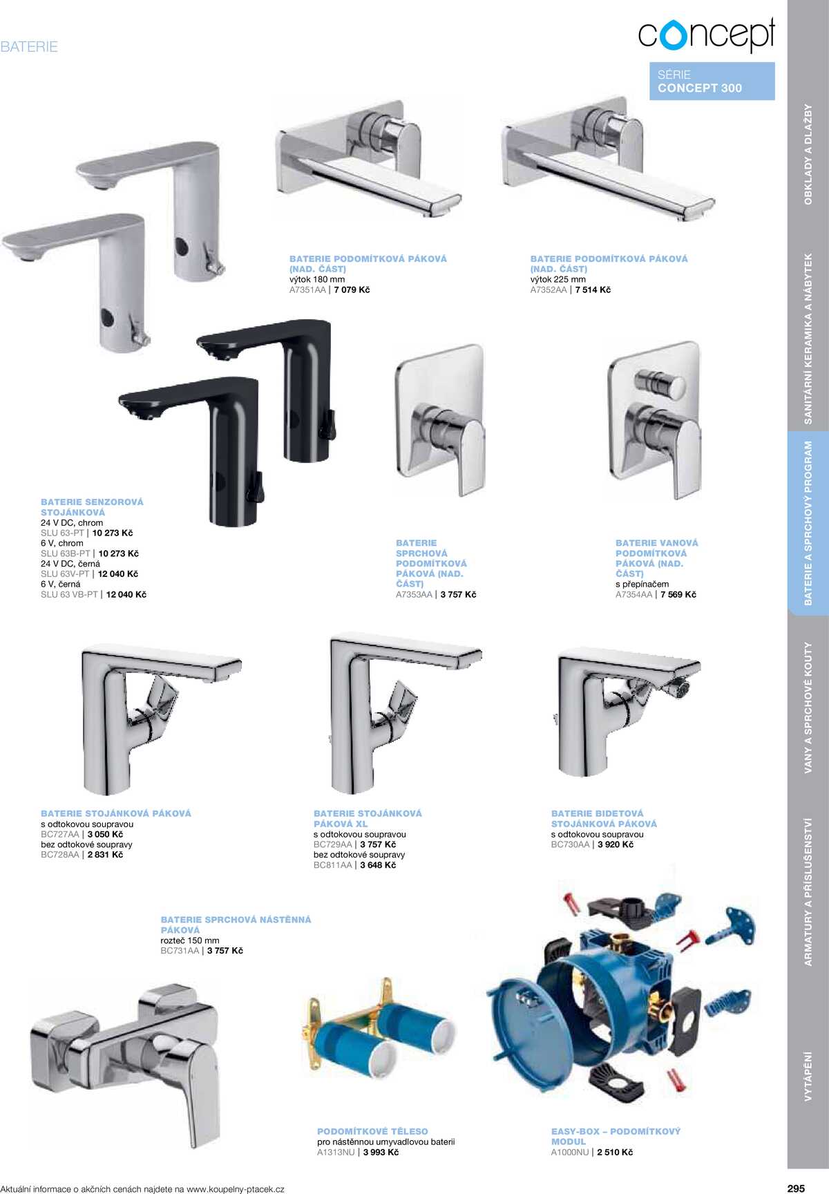 Koupelny Ptáček katalog koupelny strana 295