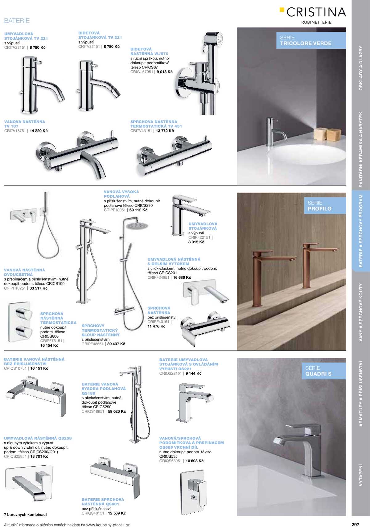 Koupelny Ptáček katalog koupelny strana 297