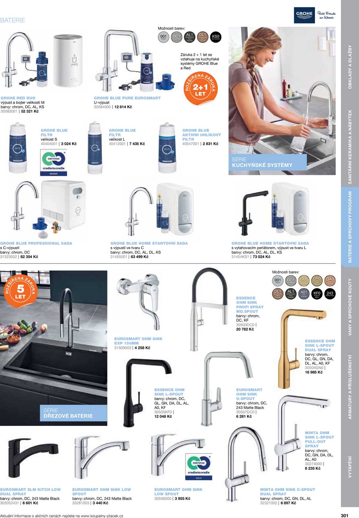 Koupelny Ptáček katalog koupelny strana 301