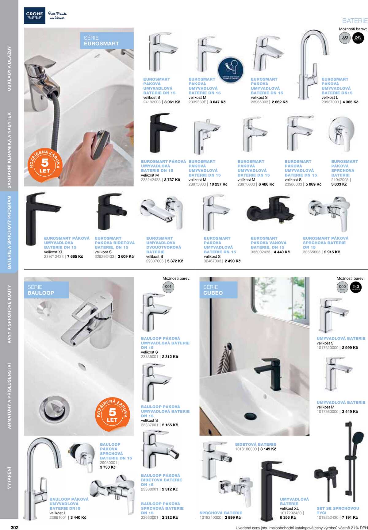 Koupelny Ptáček katalog koupelny strana 302