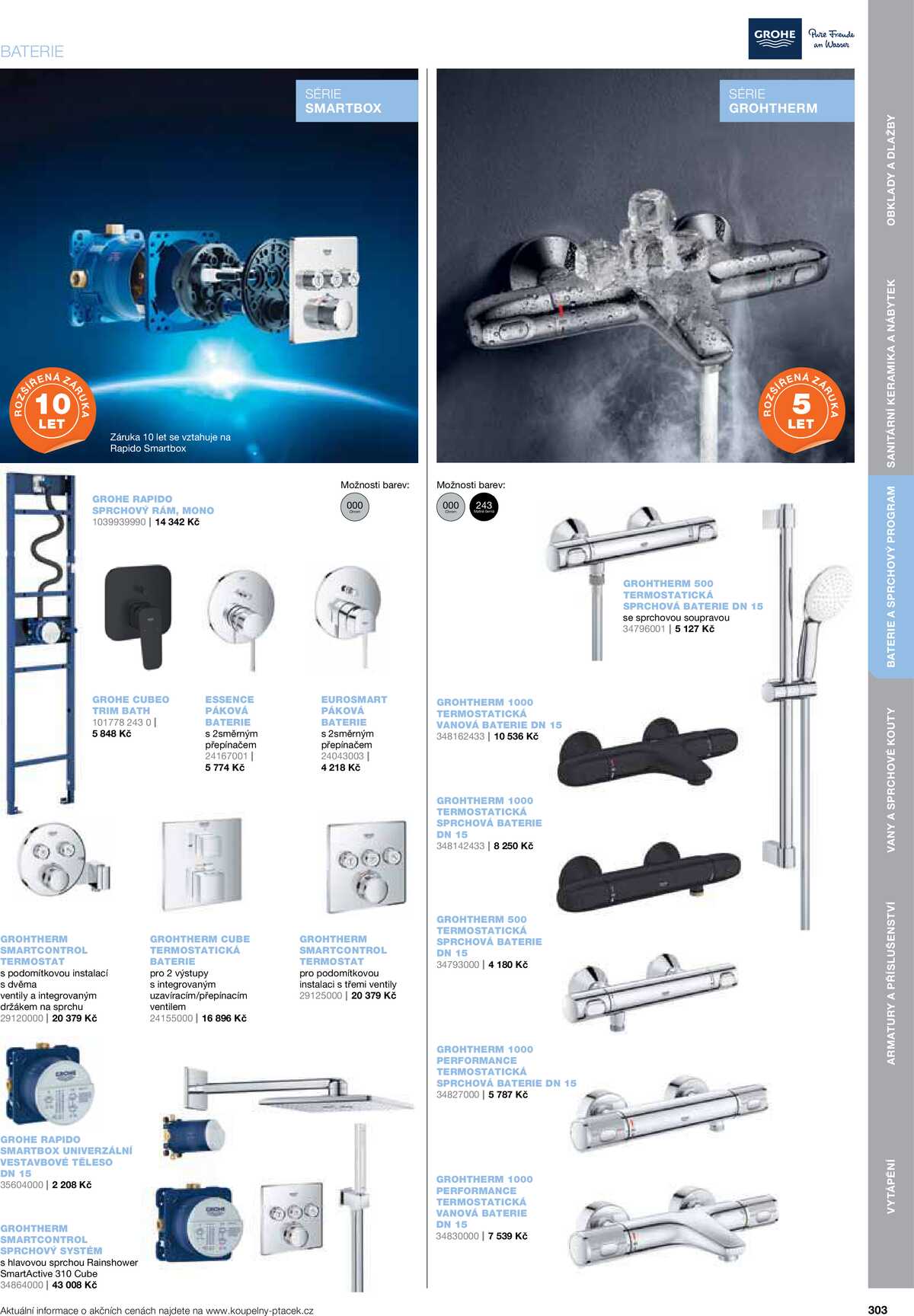Koupelny Ptáček katalog koupelny strana 303