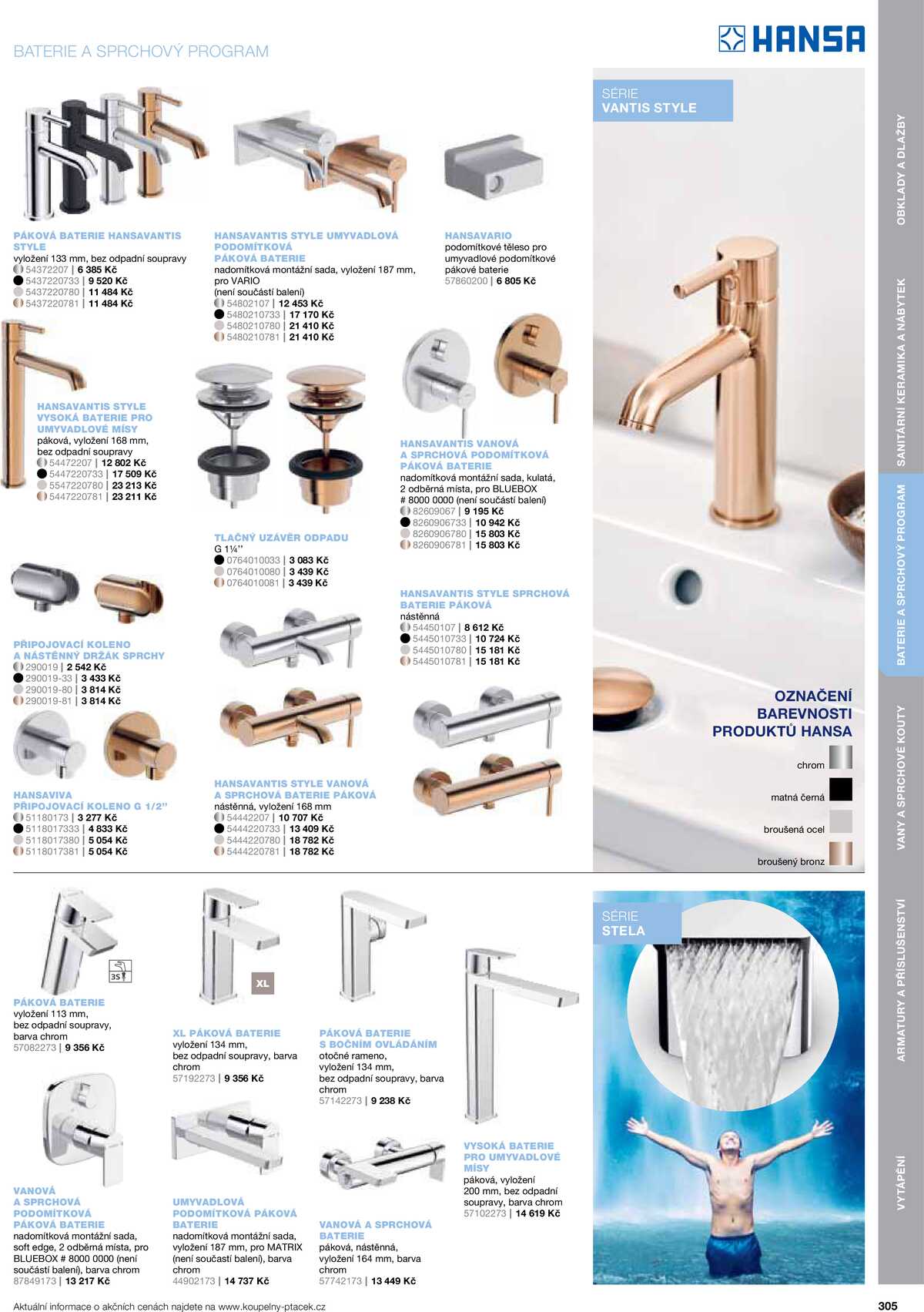 Koupelny Ptáček katalog koupelny strana 305