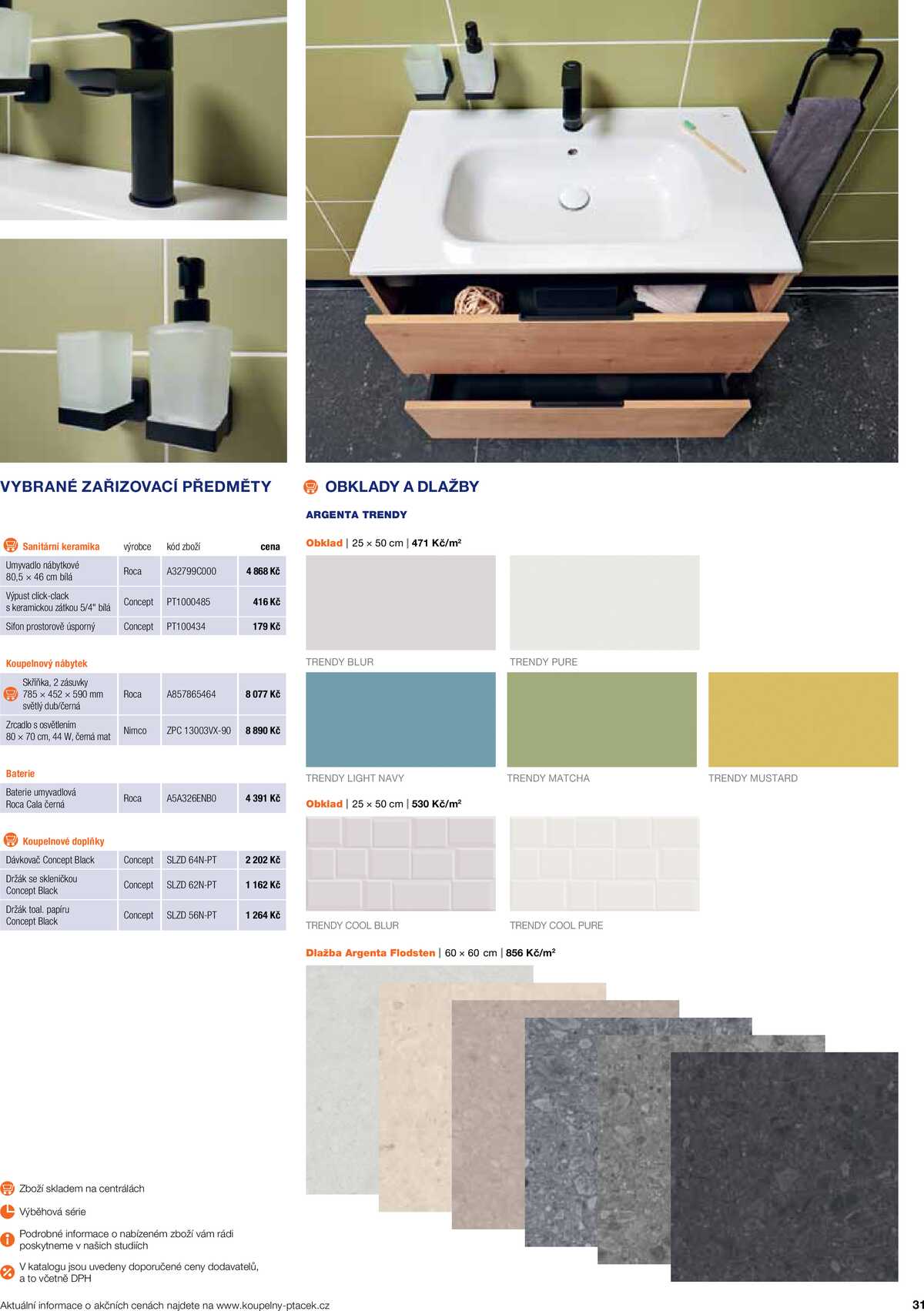 Koupelny Ptáček katalog koupelny strana 31