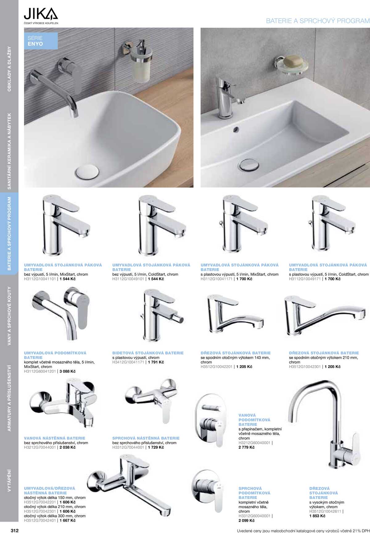 Koupelny Ptáček katalog koupelny strana 312