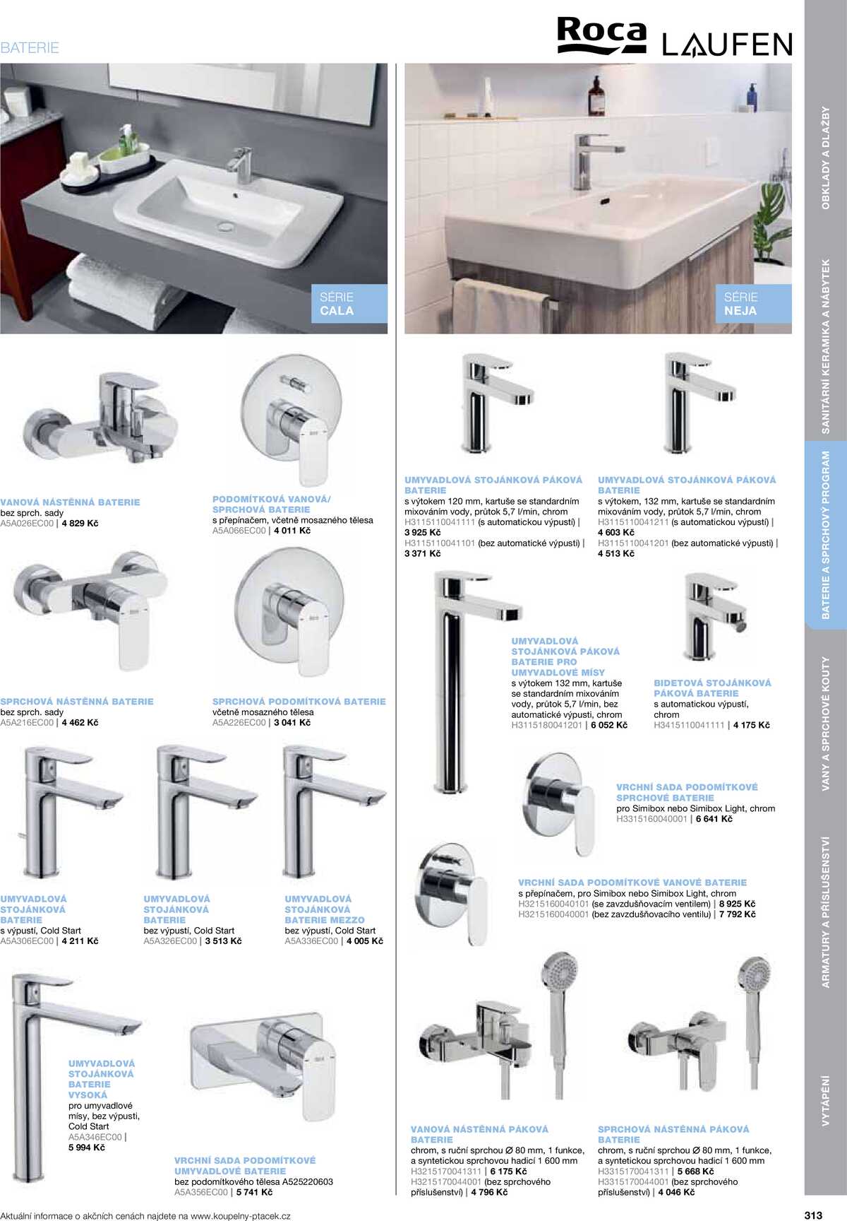 Koupelny Ptáček katalog koupelny strana 313