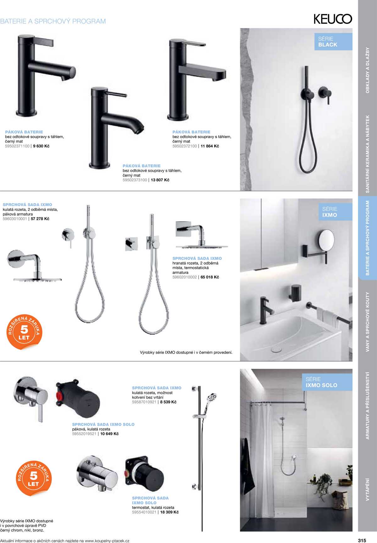 Koupelny Ptáček katalog koupelny strana 315