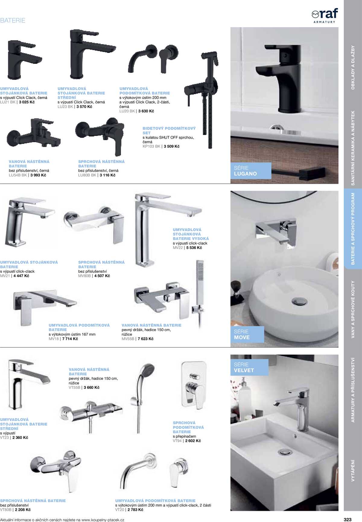 Koupelny Ptáček katalog koupelny strana 323