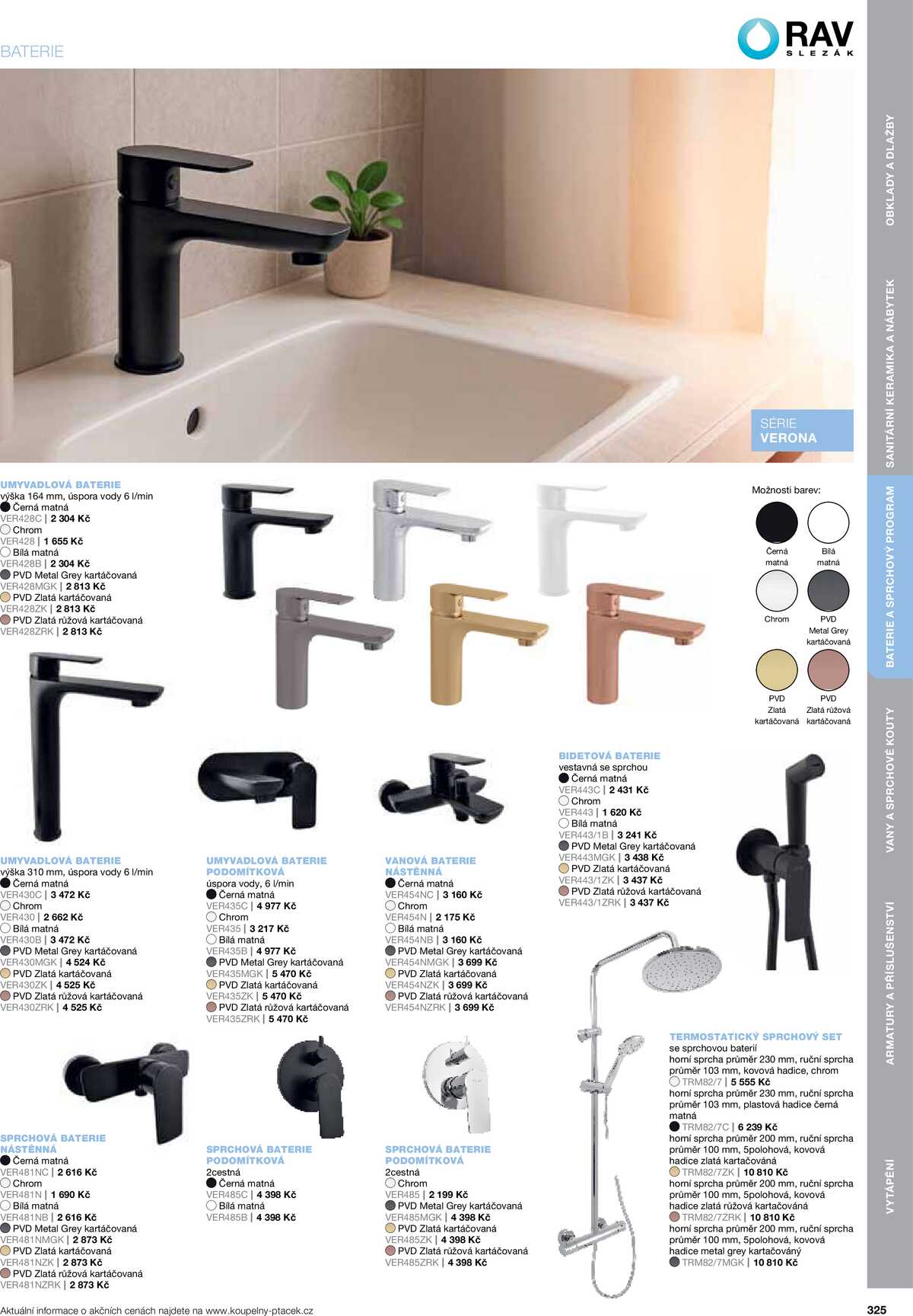 Koupelny Ptáček katalog koupelny strana 325