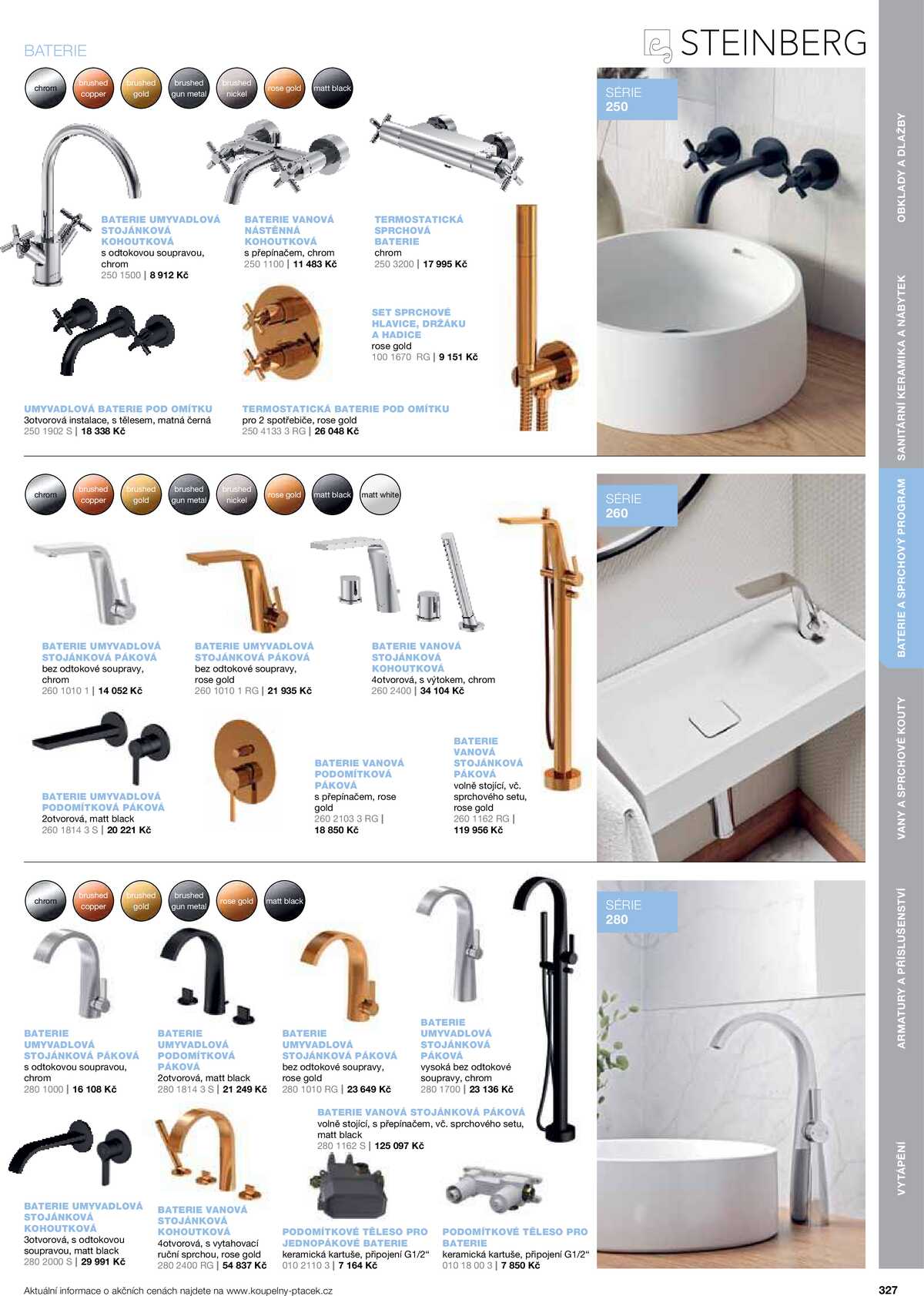 Koupelny Ptáček katalog koupelny strana 327