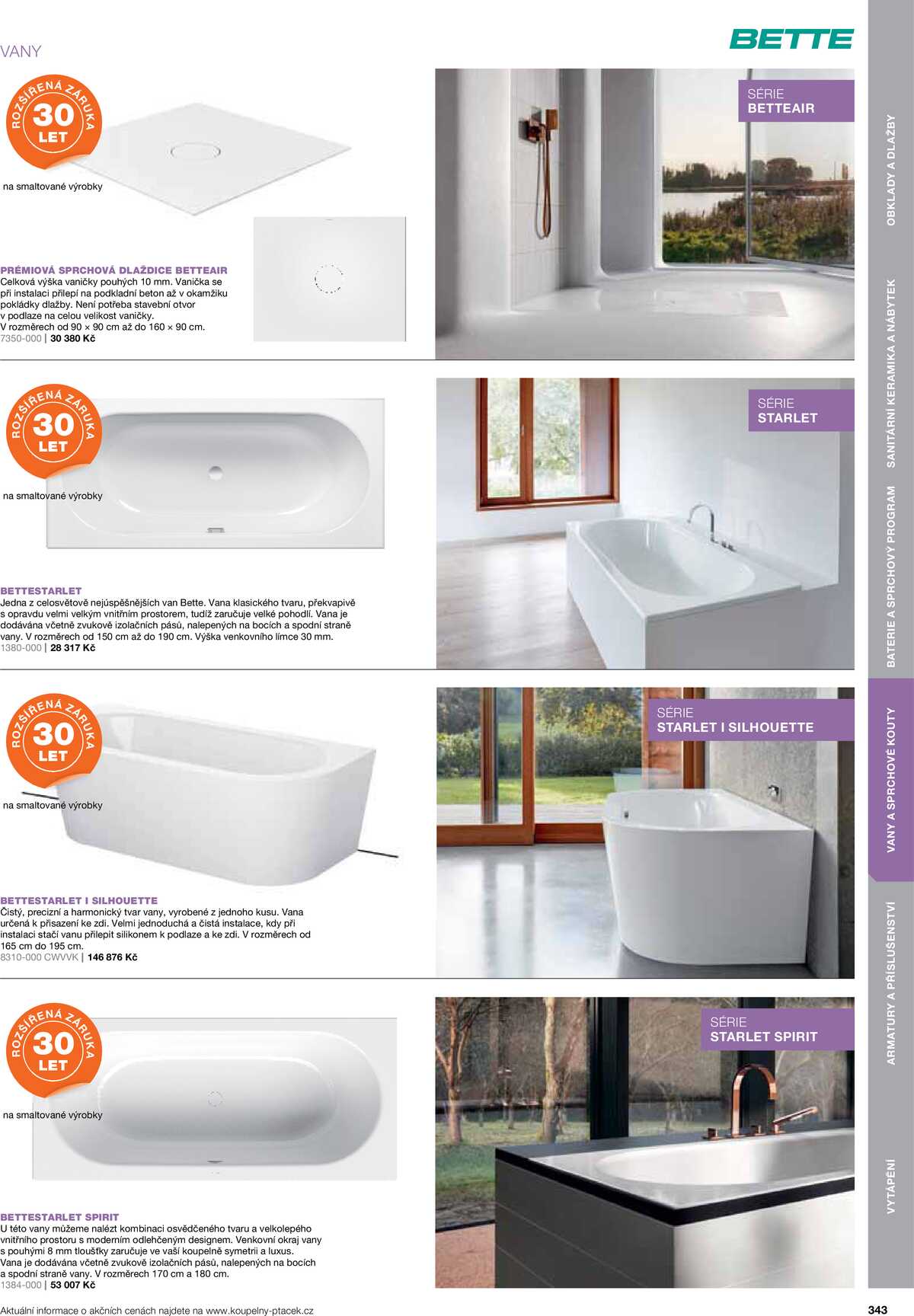 Koupelny Ptáček katalog koupelny strana 343