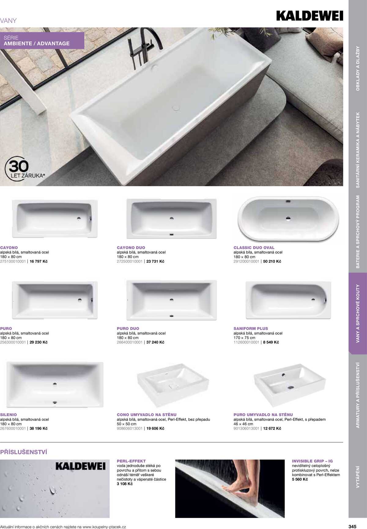 Koupelny Ptáček katalog koupelny strana 345