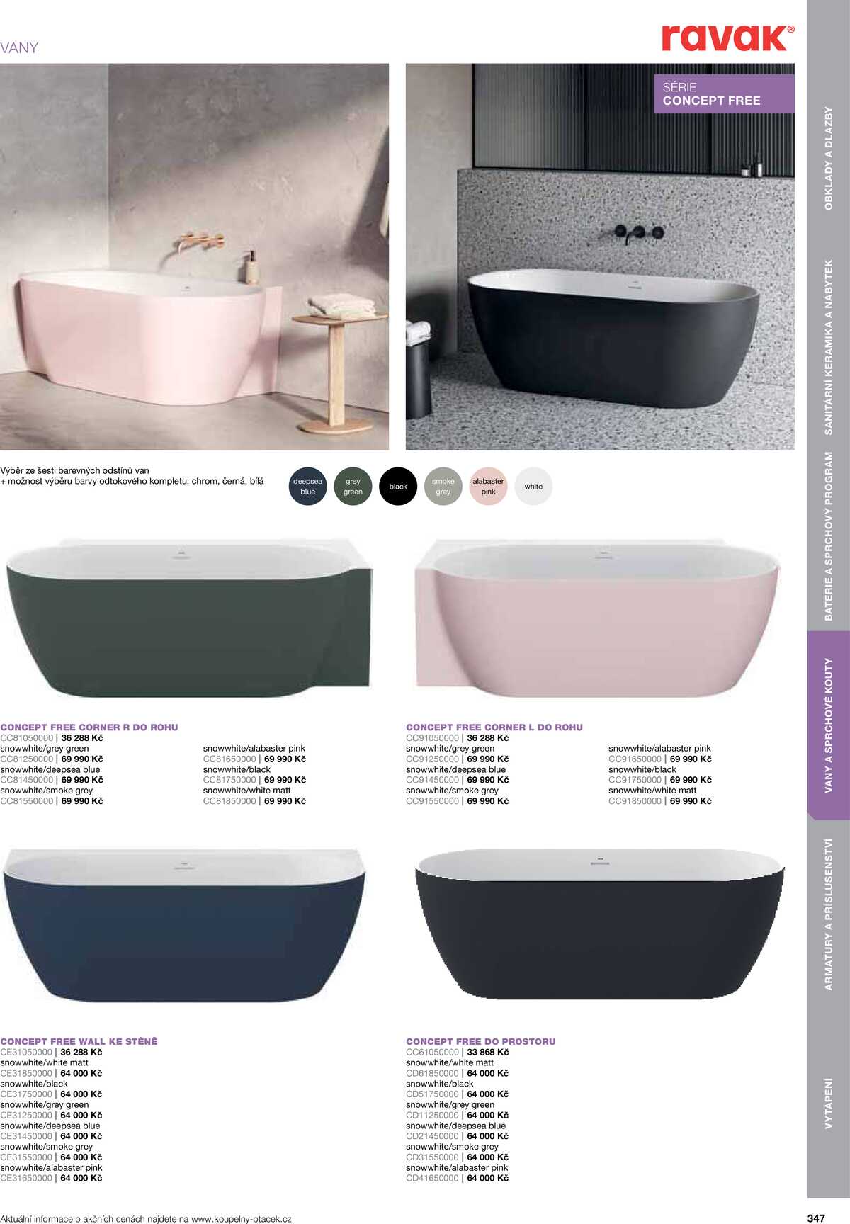 Koupelny Ptáček katalog koupelny strana 347