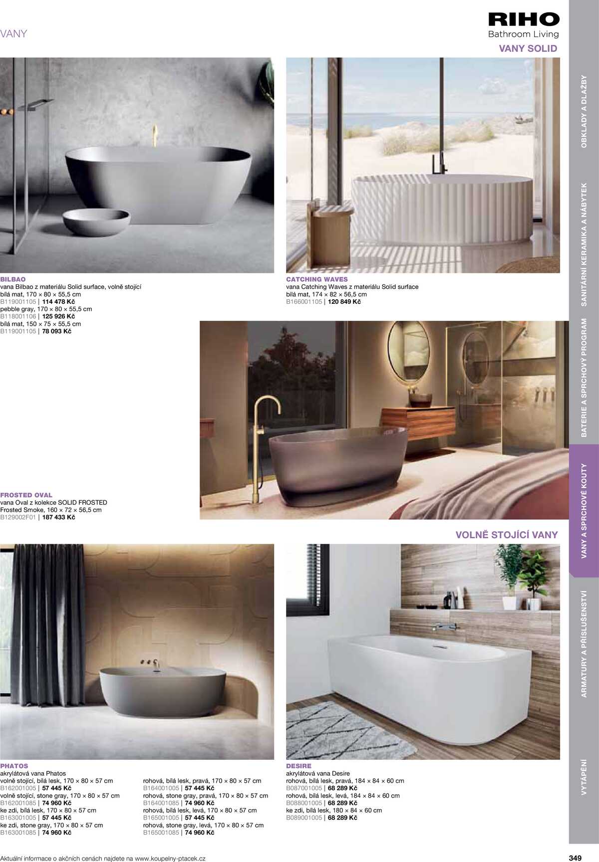 Koupelny Ptáček katalog koupelny strana 349