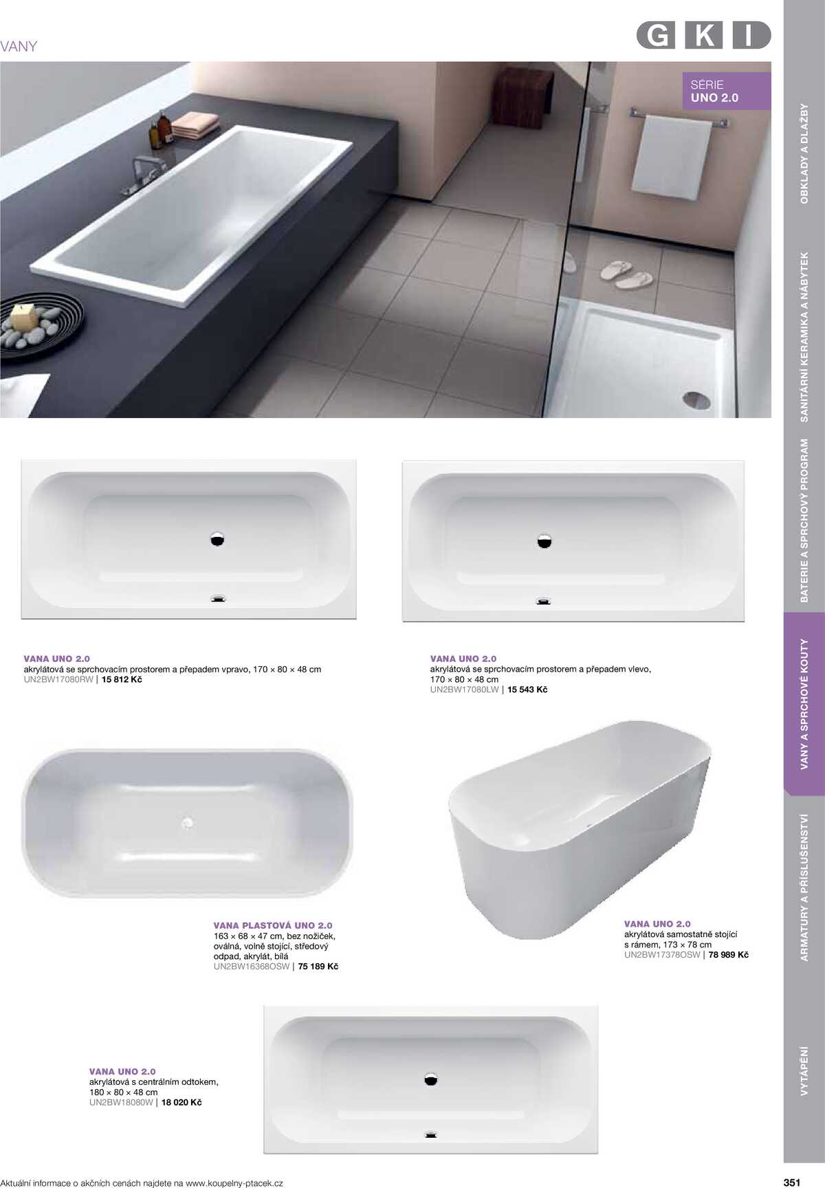 Koupelny Ptáček katalog koupelny strana 351