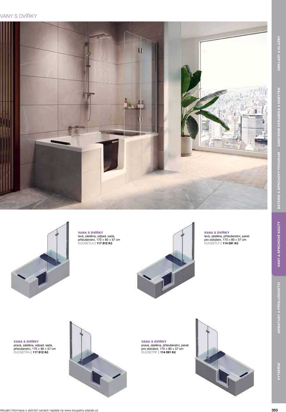 Koupelny Ptáček katalog koupelny strana 353