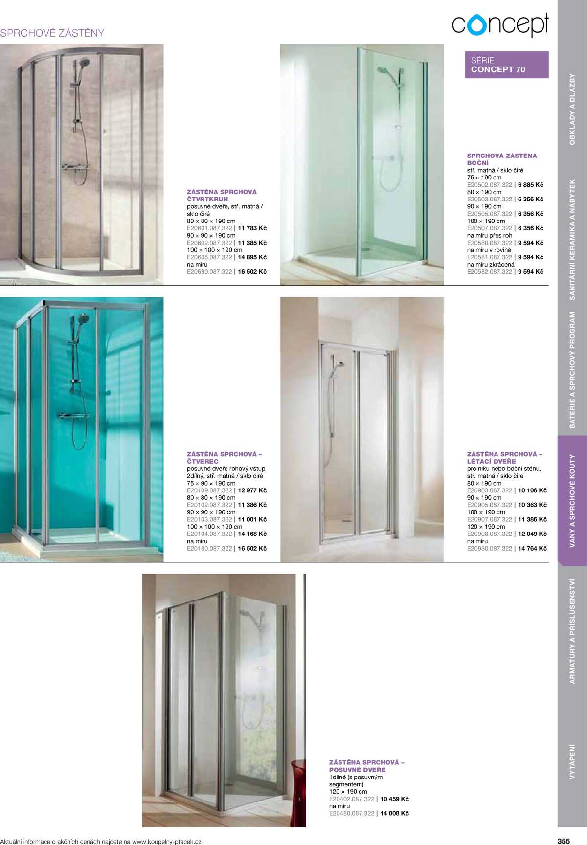 Koupelny Ptáček katalog koupelny strana 355