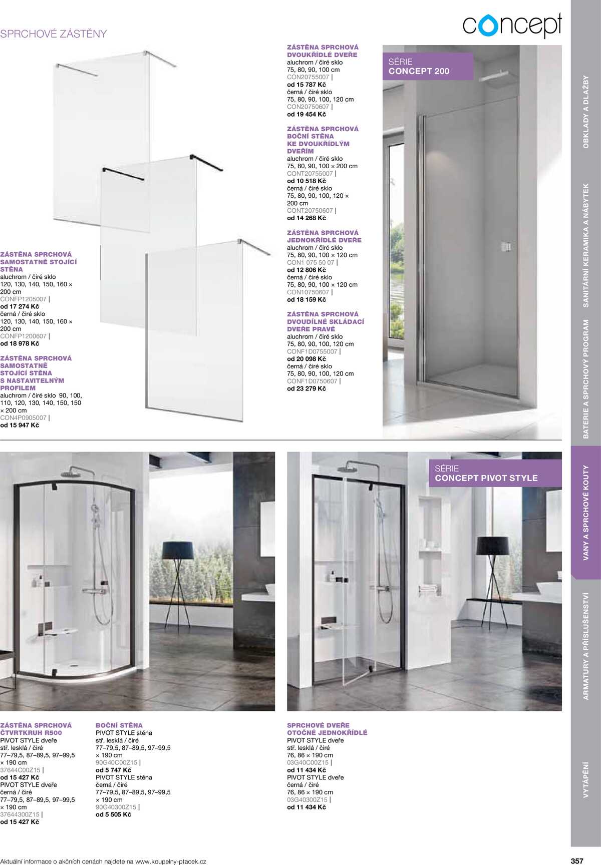 Koupelny Ptáček katalog koupelny strana 357