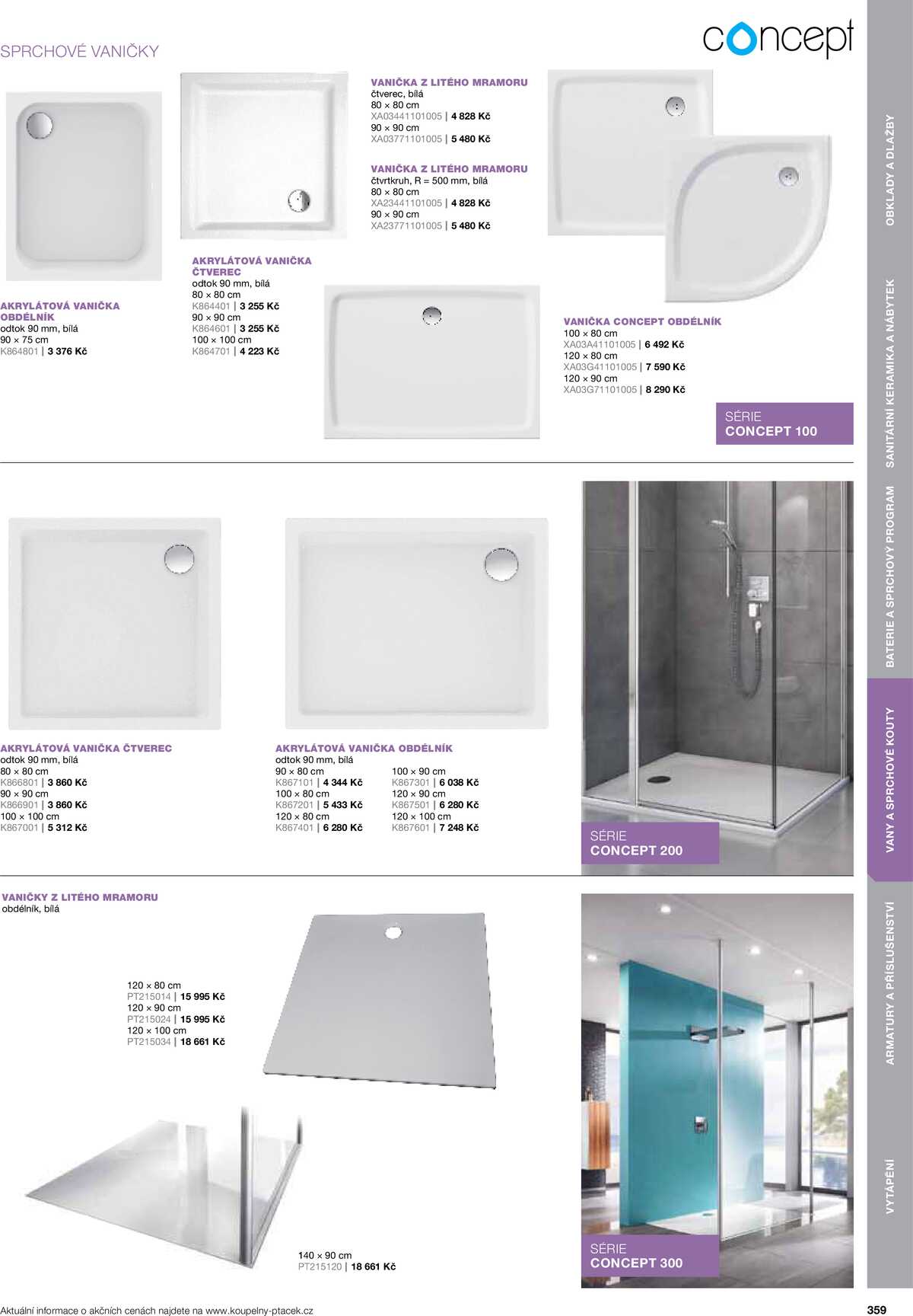 Koupelny Ptáček katalog koupelny strana 359
