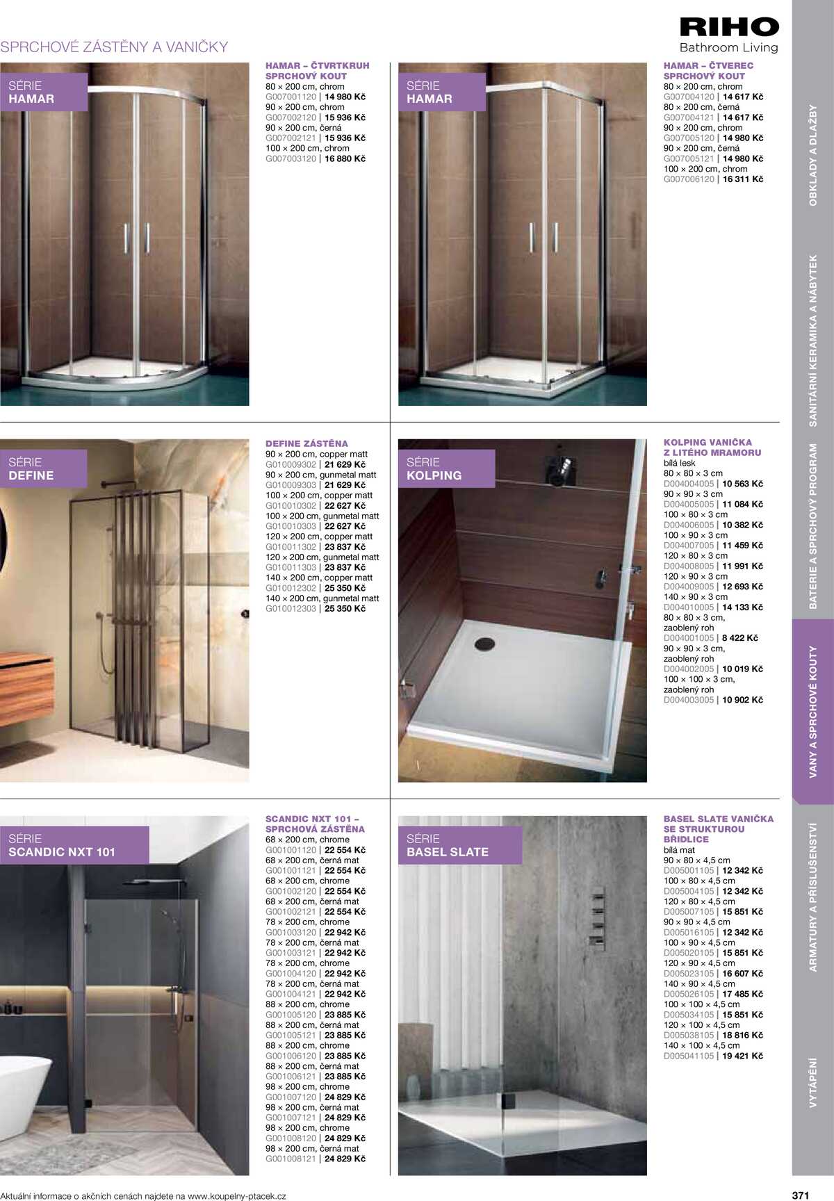 Koupelny Ptáček katalog koupelny strana 371