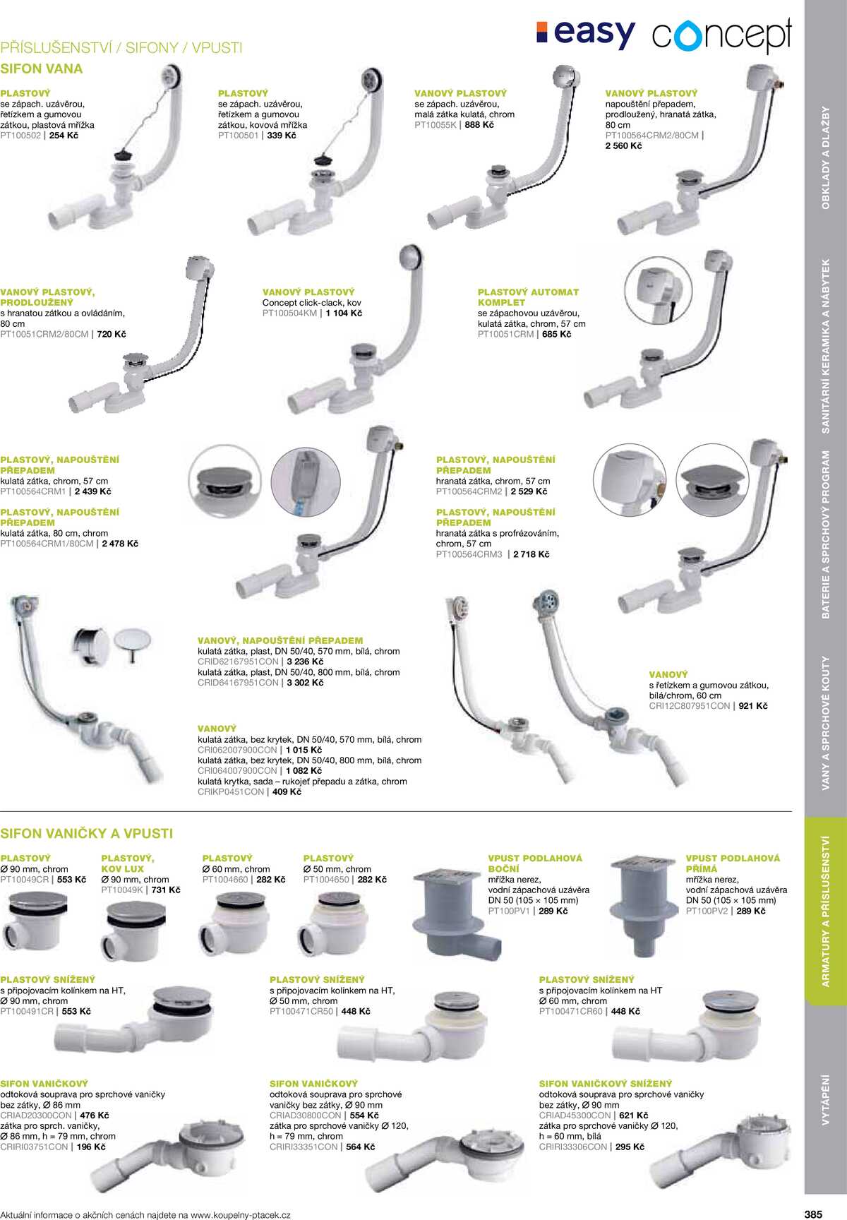 Koupelny Ptáček katalog koupelny strana 385
