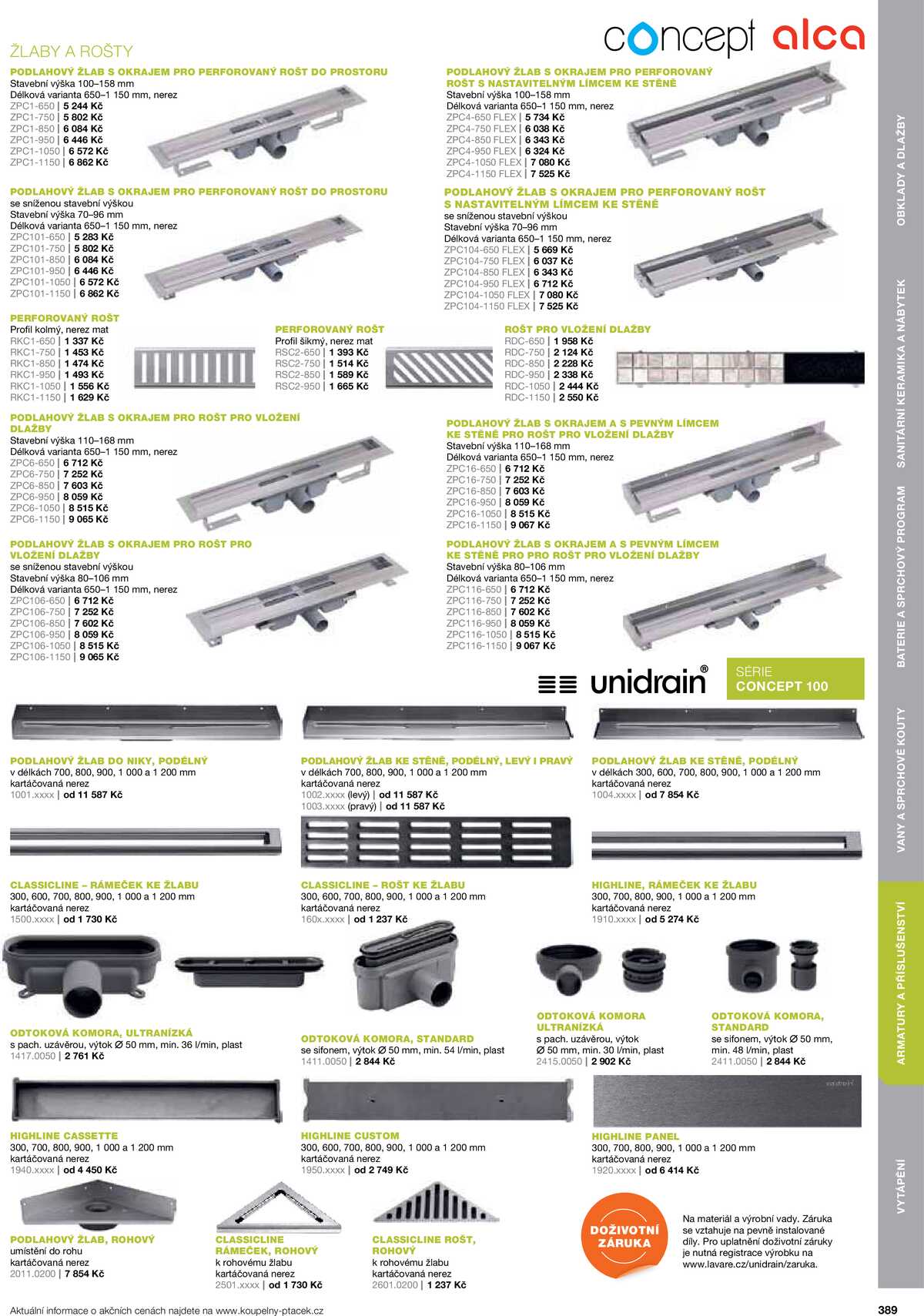 Koupelny Ptáček katalog koupelny strana 389