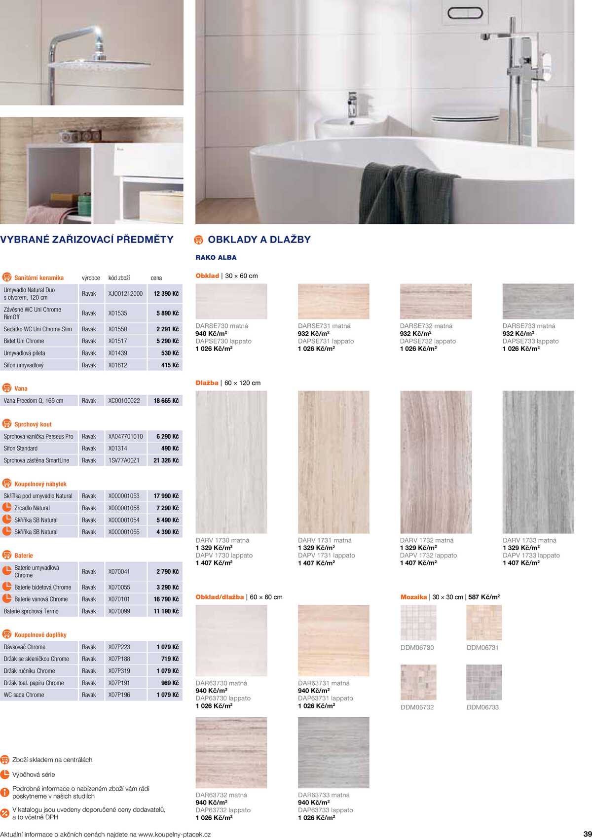 Koupelny Ptáček katalog koupelny strana 39