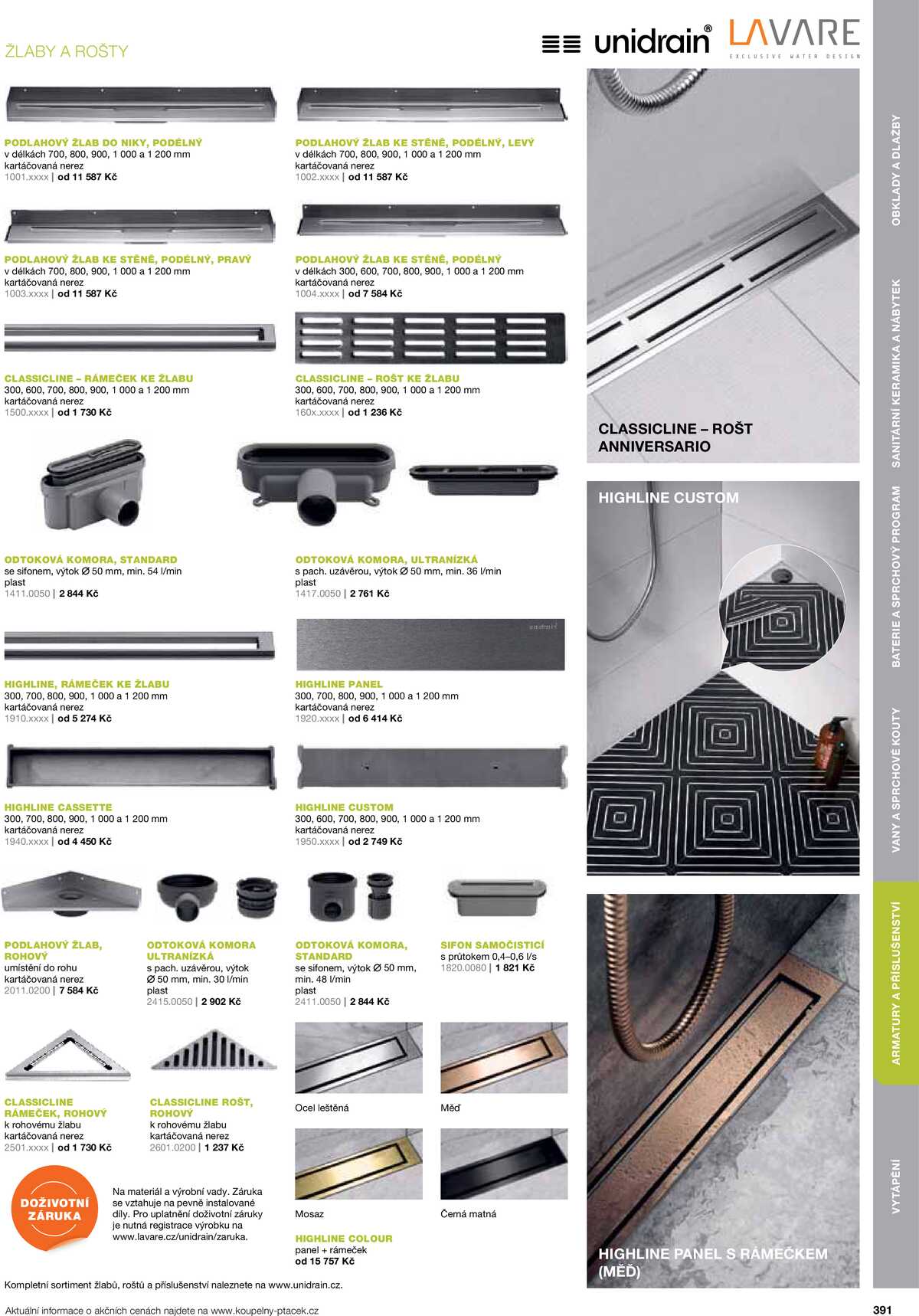 Koupelny Ptáček katalog koupelny strana 391