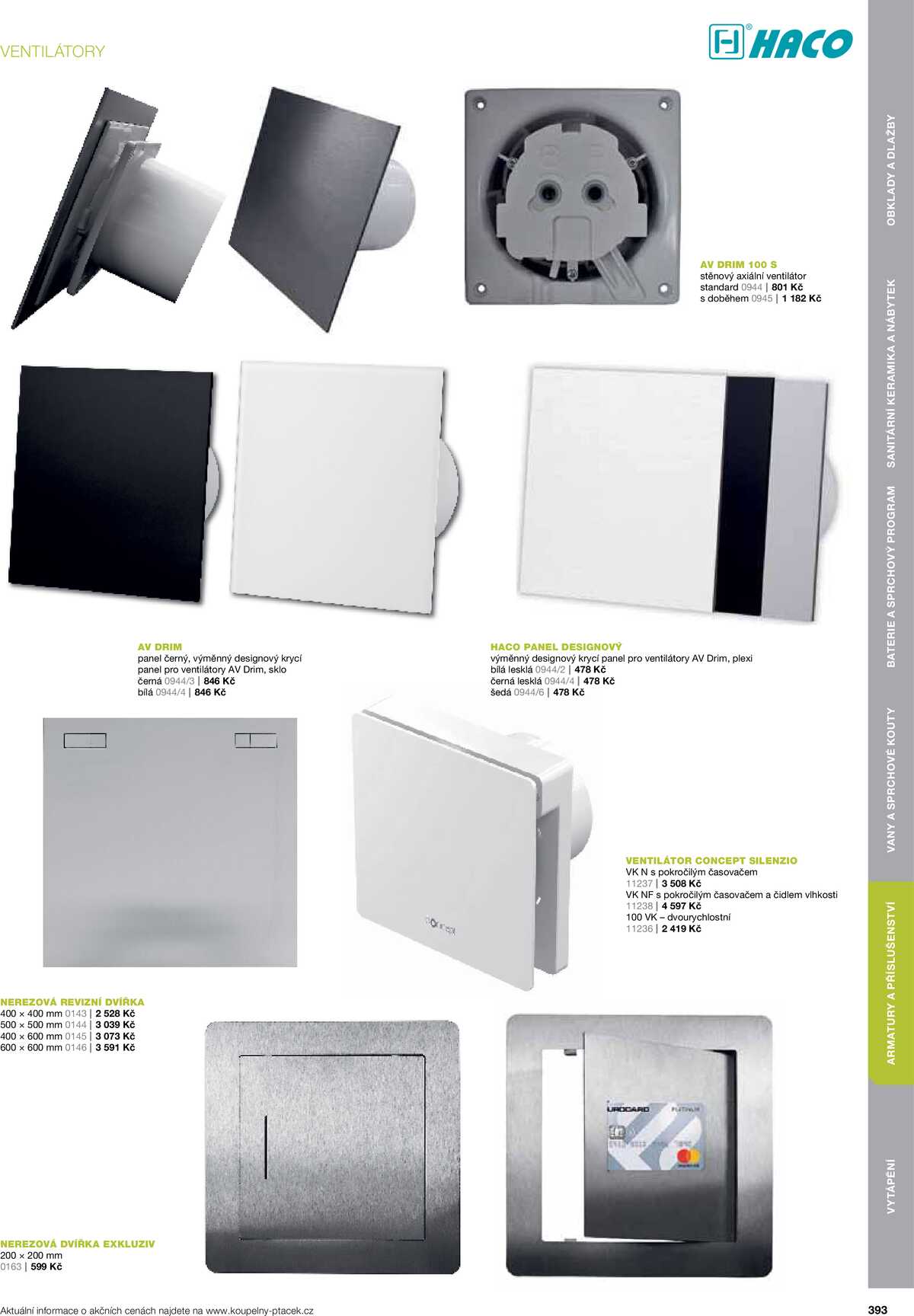 Koupelny Ptáček katalog koupelny strana 393