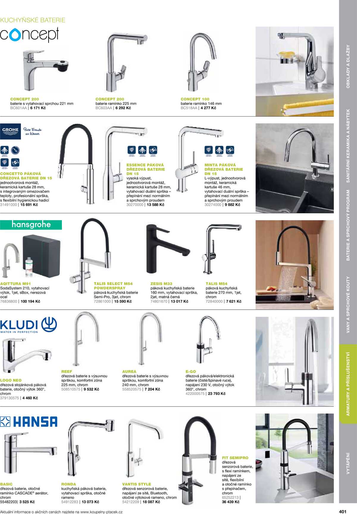 Koupelny Ptáček katalog koupelny strana 401