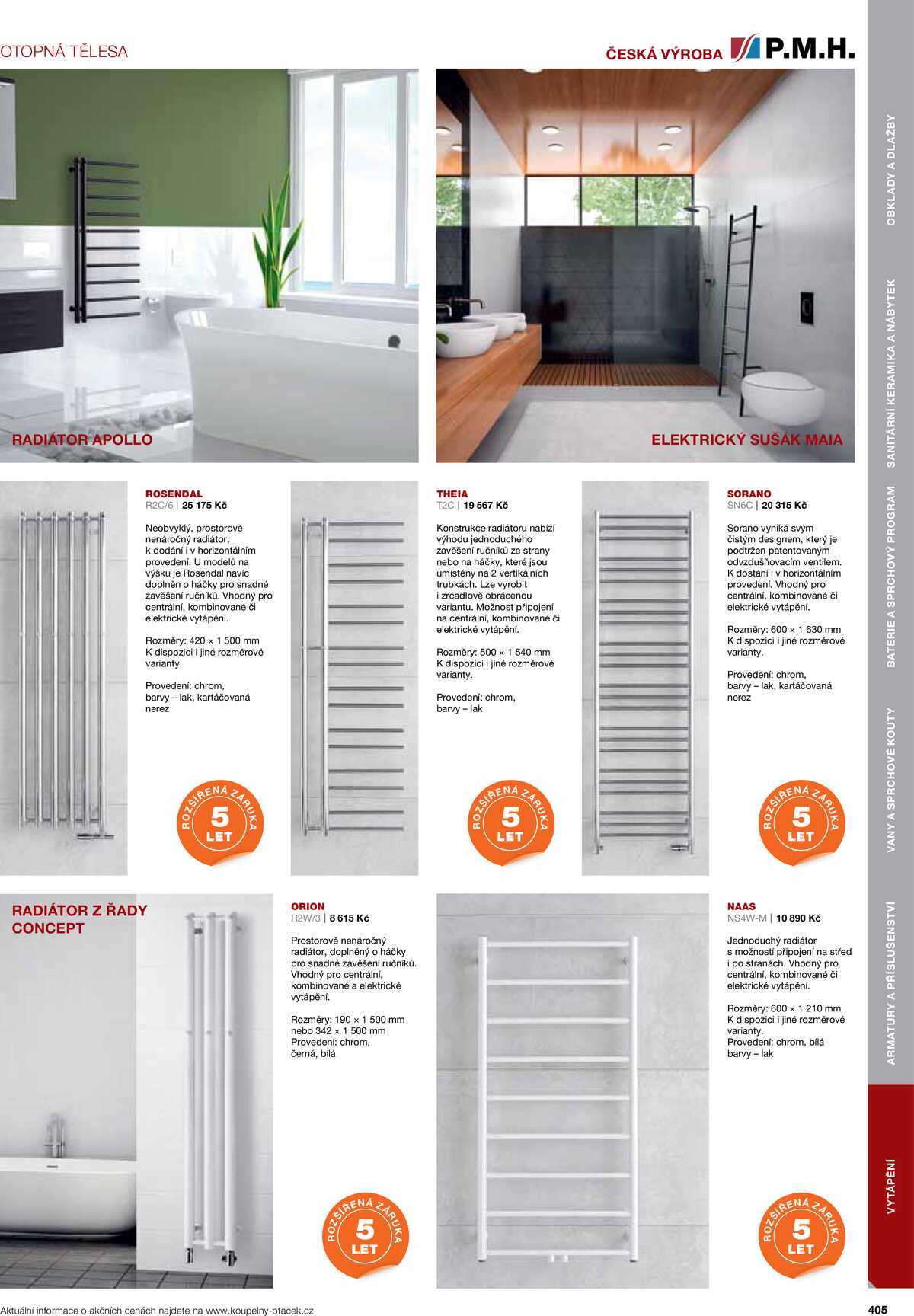 Koupelny Ptáček katalog koupelny strana 405