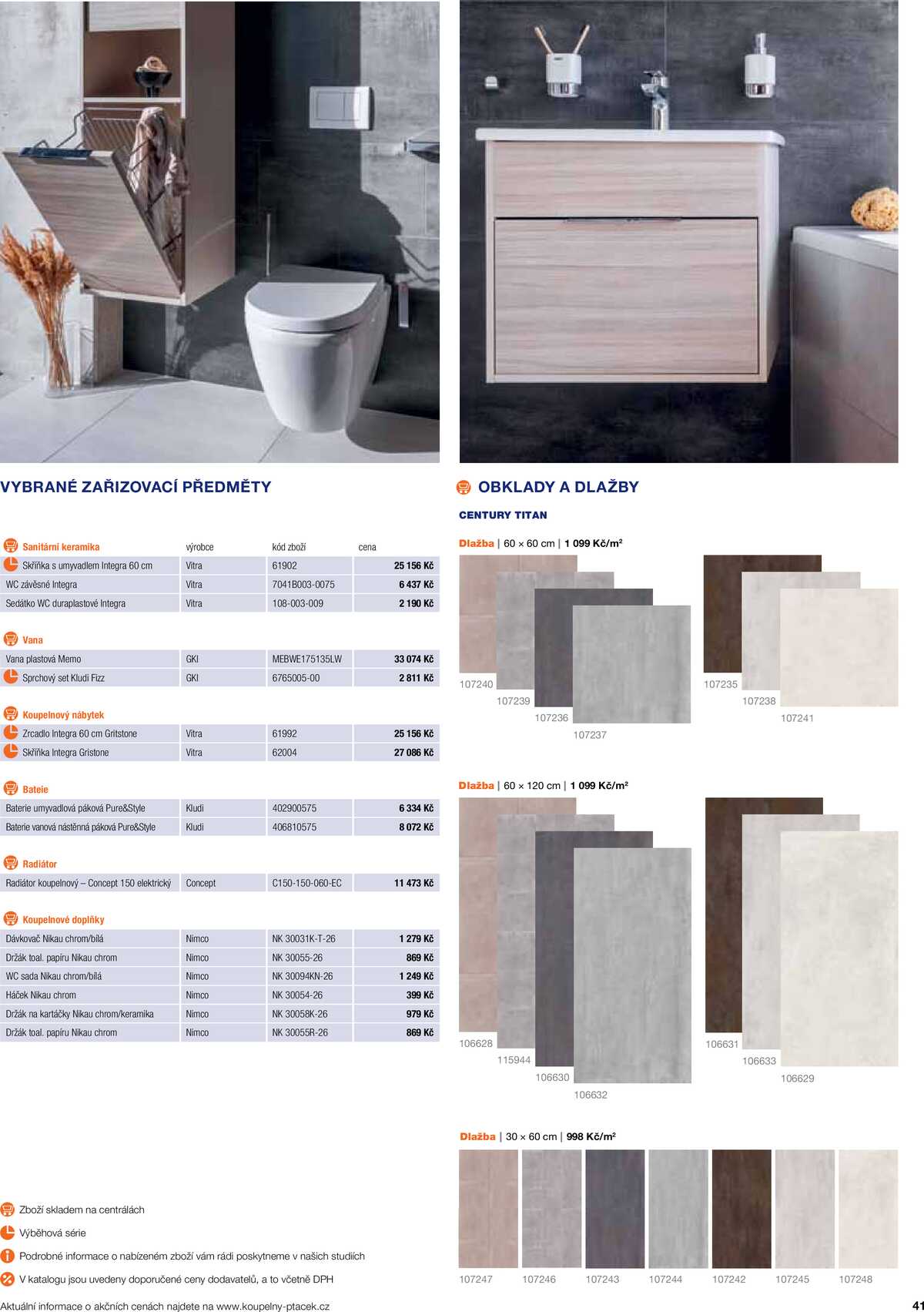 Koupelny Ptáček katalog koupelny strana 41