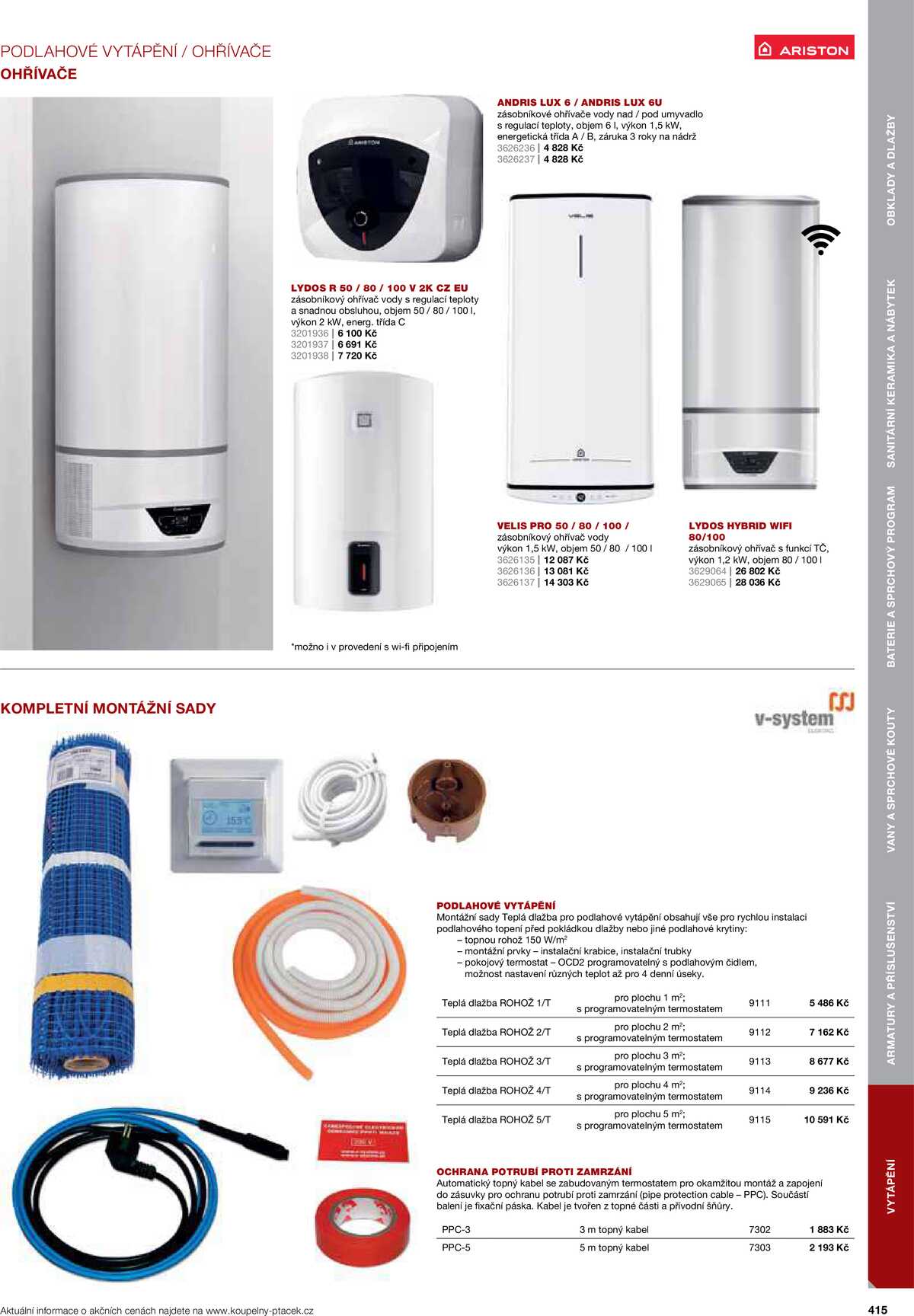 Koupelny Ptáček katalog koupelny strana 415