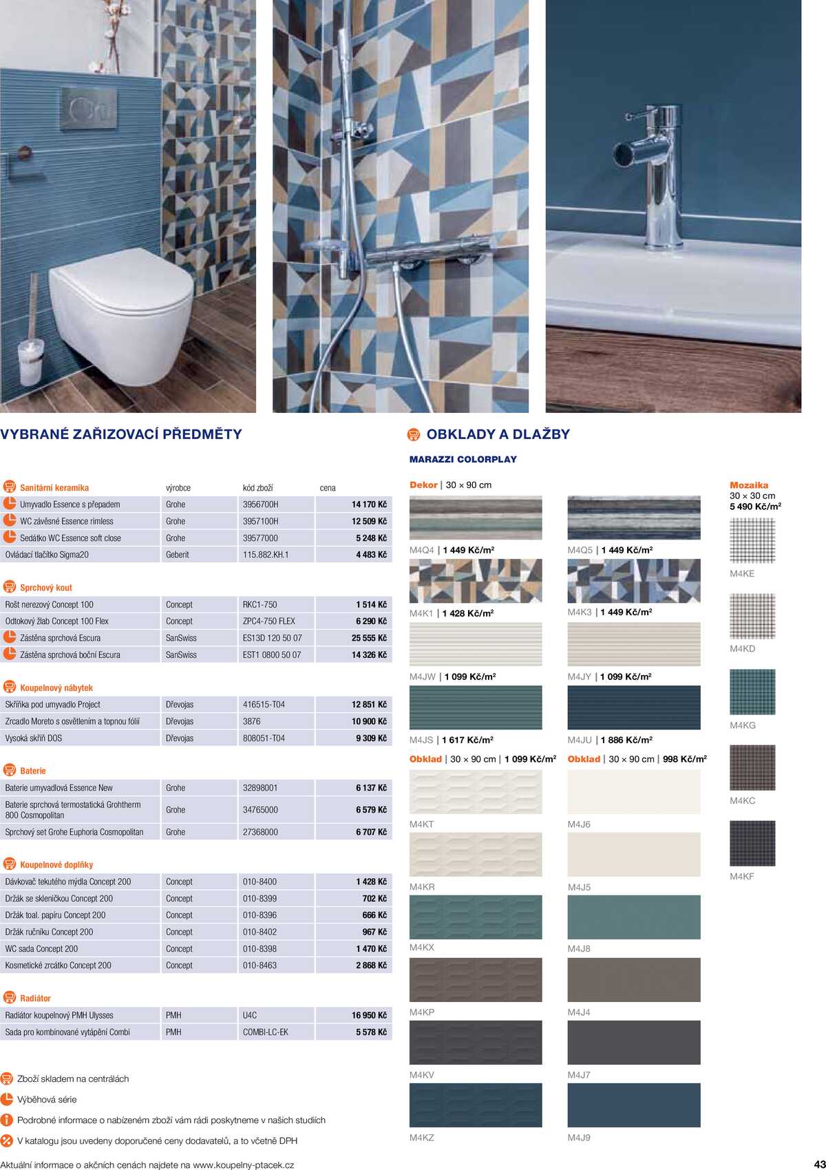 Koupelny Ptáček katalog koupelny strana 43