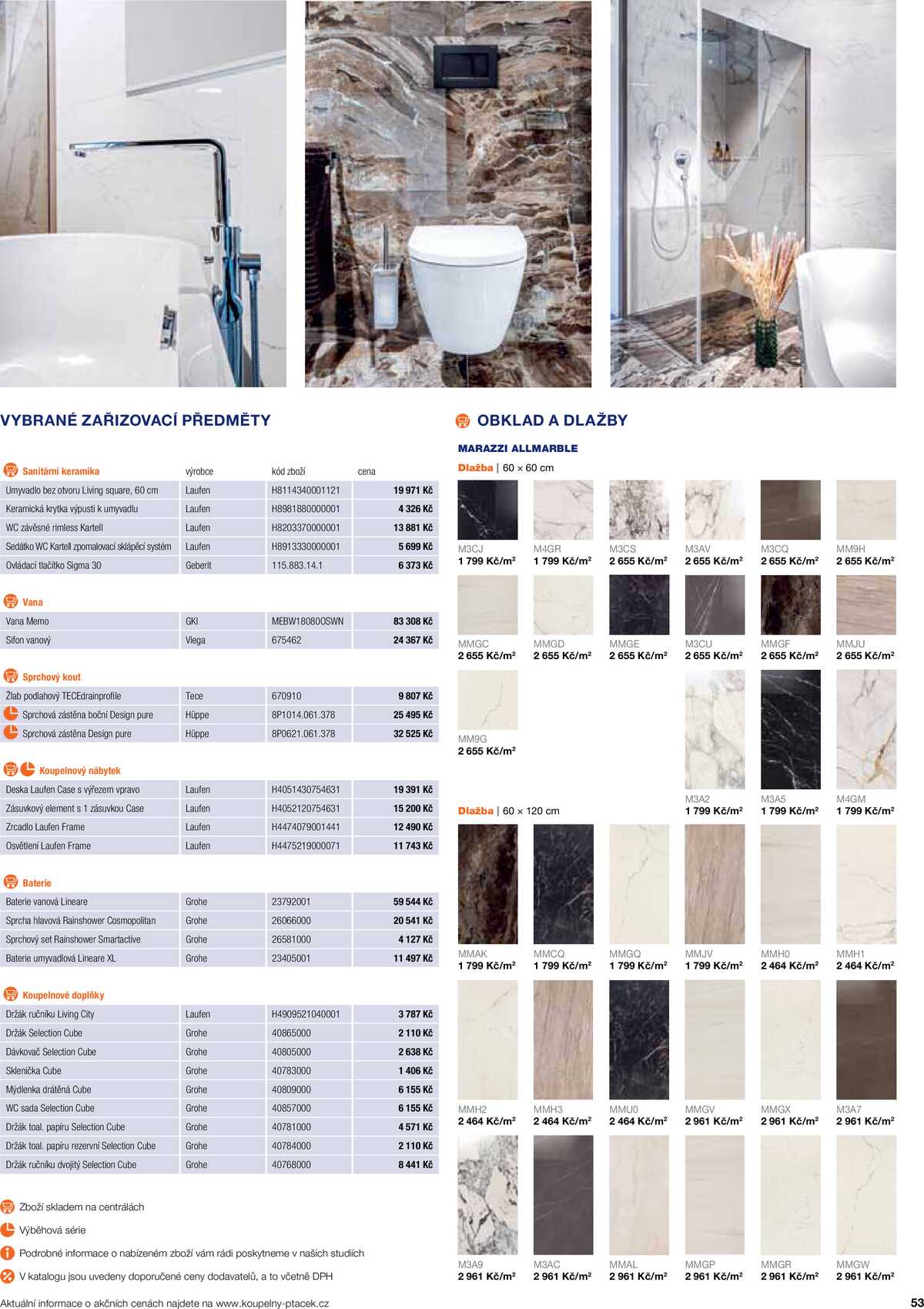 Koupelny Ptáček katalog koupelny strana 53