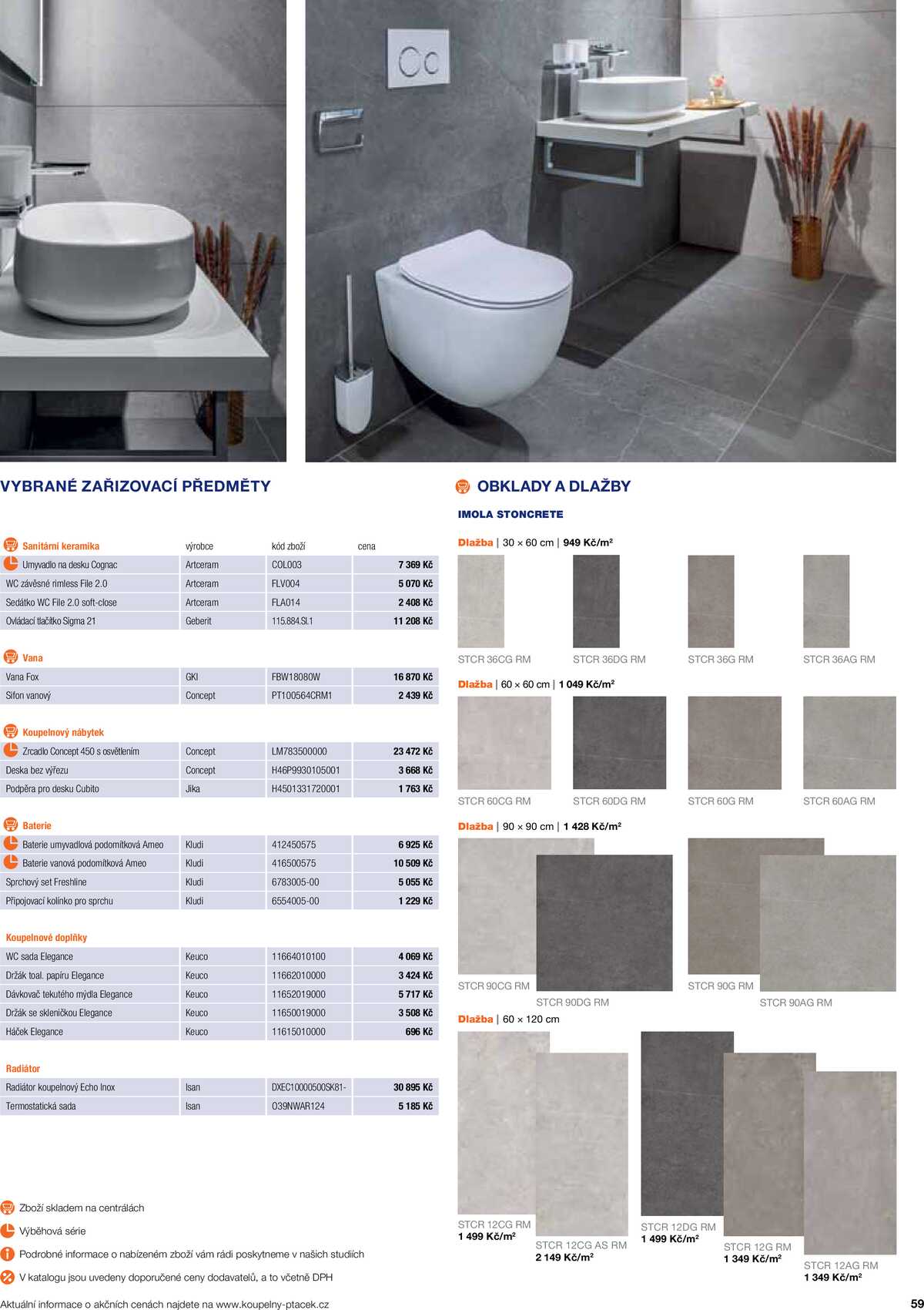 Koupelny Ptáček katalog koupelny strana 59