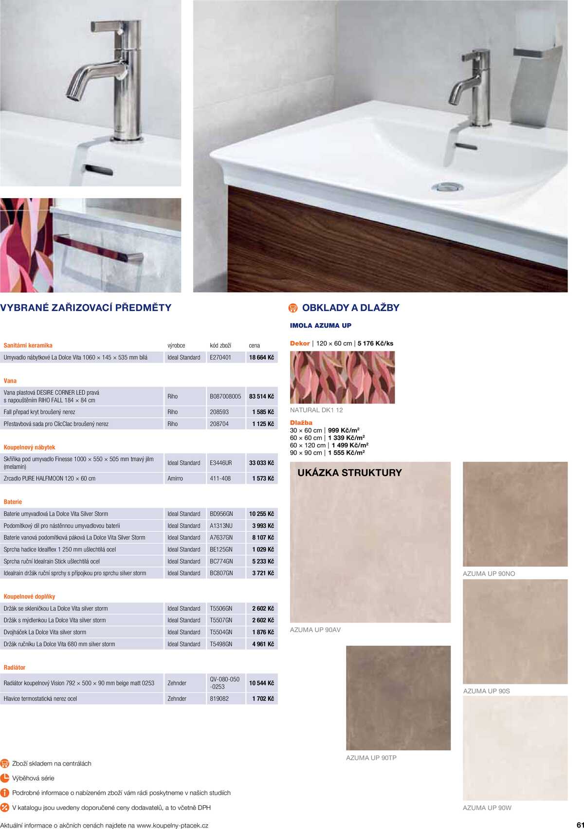 Koupelny Ptáček katalog koupelny strana 61