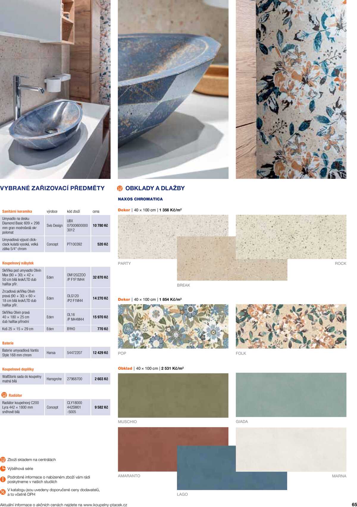 Koupelny Ptáček katalog koupelny strana 65