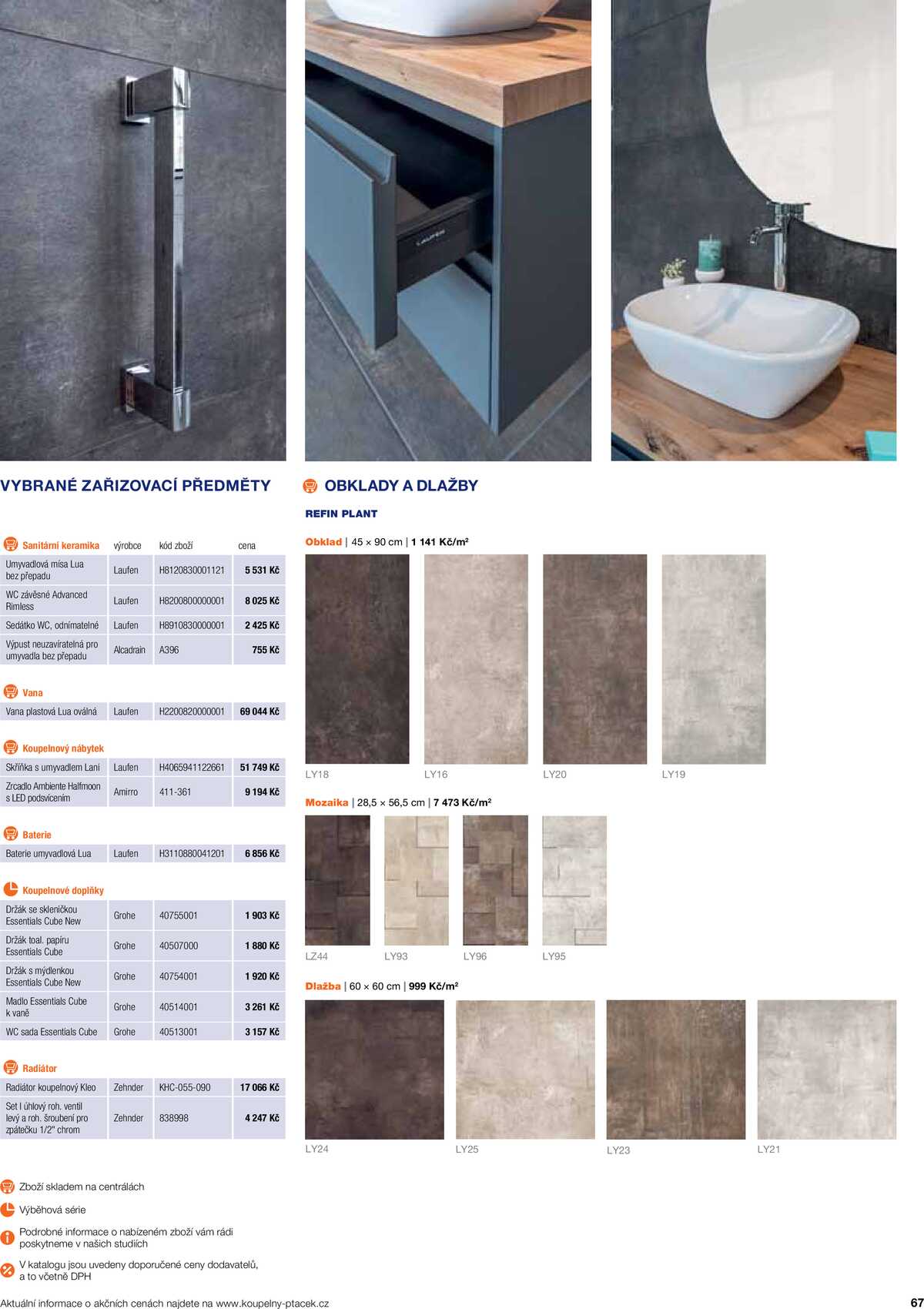 Koupelny Ptáček katalog koupelny strana 67