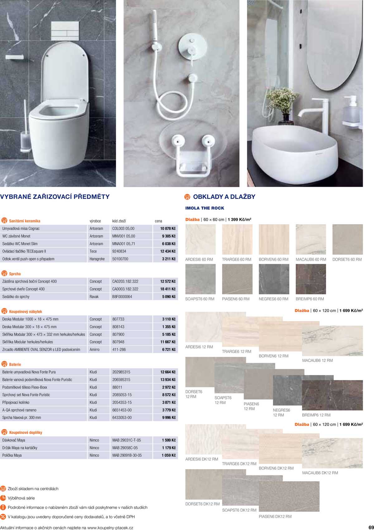 Koupelny Ptáček katalog koupelny strana 69