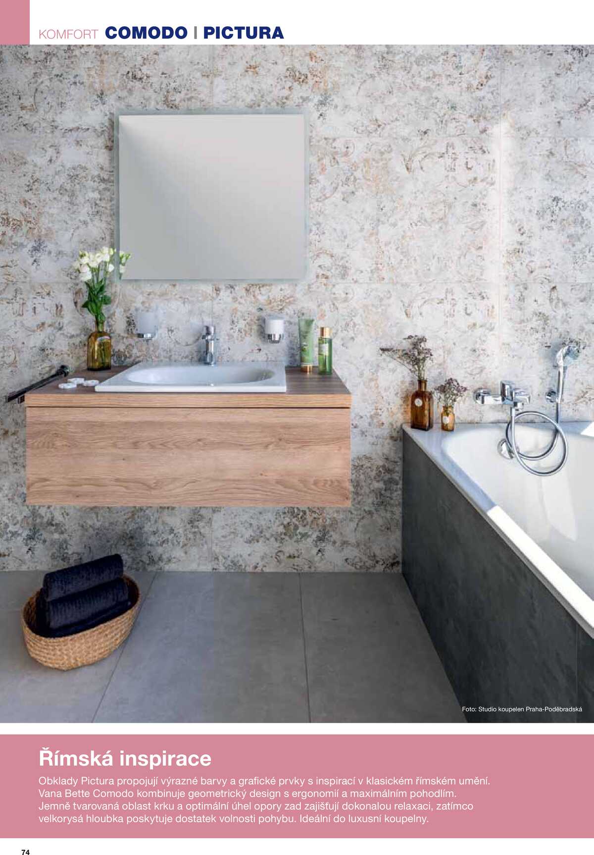 Koupelny Ptáček katalog koupelny strana 74