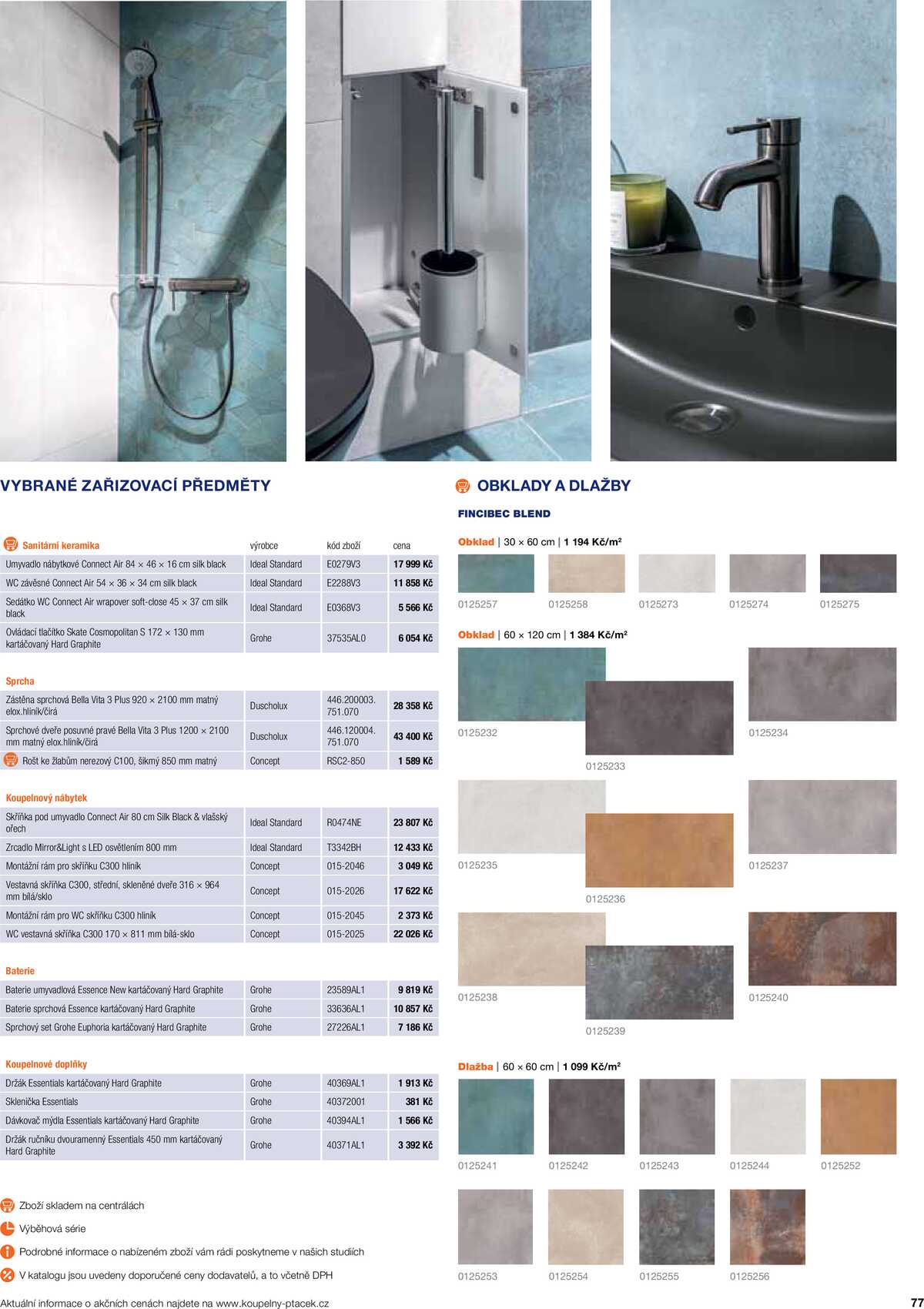 Koupelny Ptáček katalog koupelny strana 77